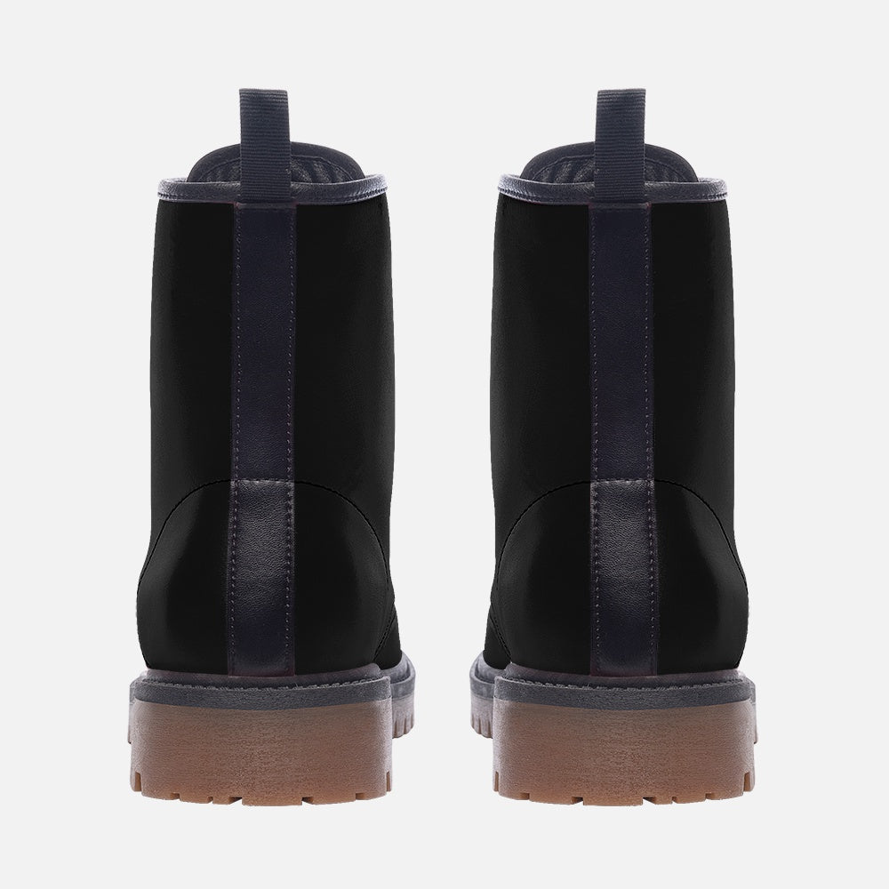 Faux Leather Combat Boots – Strength and versatility in one stylish design."