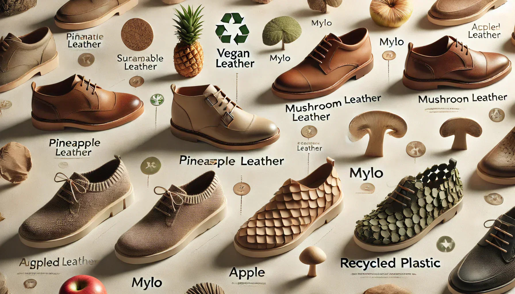 Discover the best sustainable materials for vegan leather footwear, from plant-based alternatives to eco-friendly synthetics. Choose durable and ethical options.