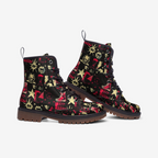 Punk Anarchy Vegan Combat Boots - Eco-Friendly & Stylish
