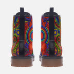 Psychedelic Combat Boots – Colorful Vegan Style