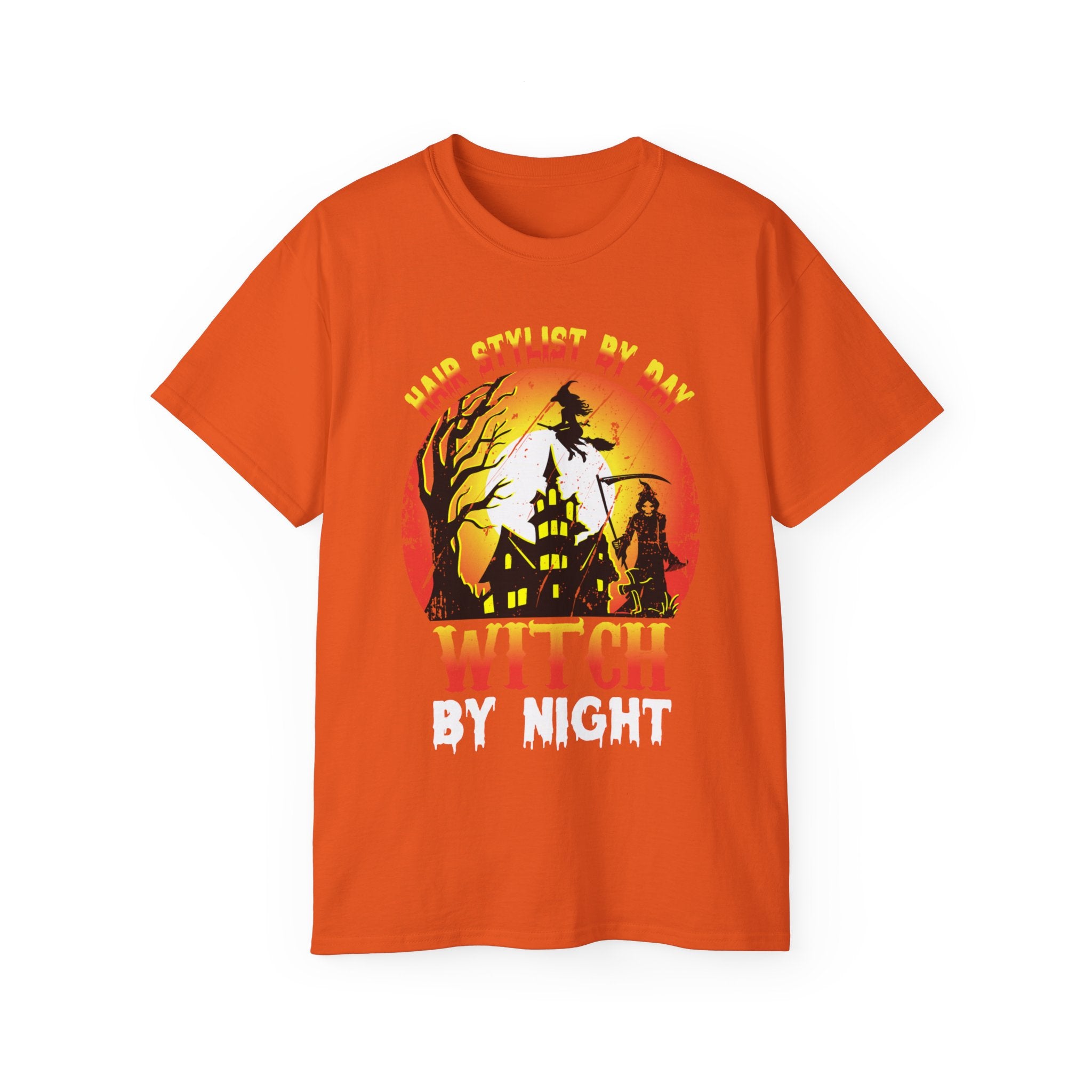 Hair Stylist by Day, Witch by Night Halloween T-Shirt