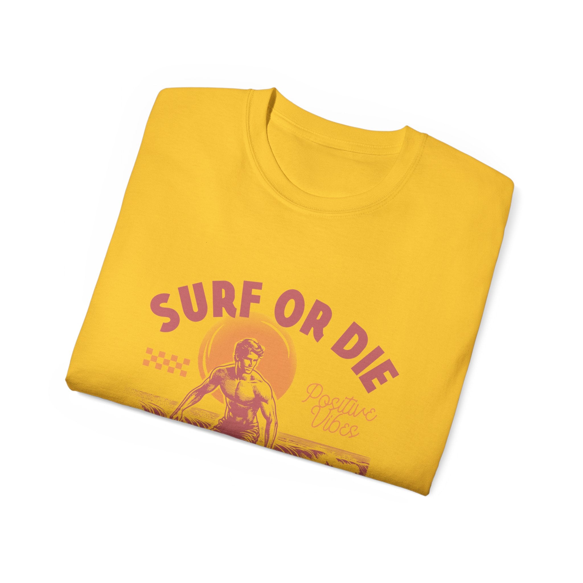 Vintage Summer Beach : Surf or Die t-shirt