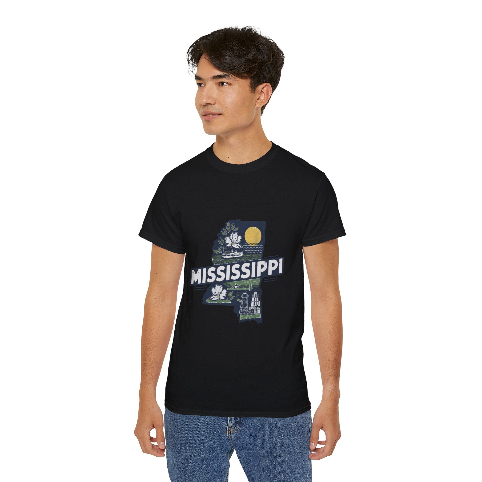 Retro  Iconic U.S. States :  Mississippi t-shirt