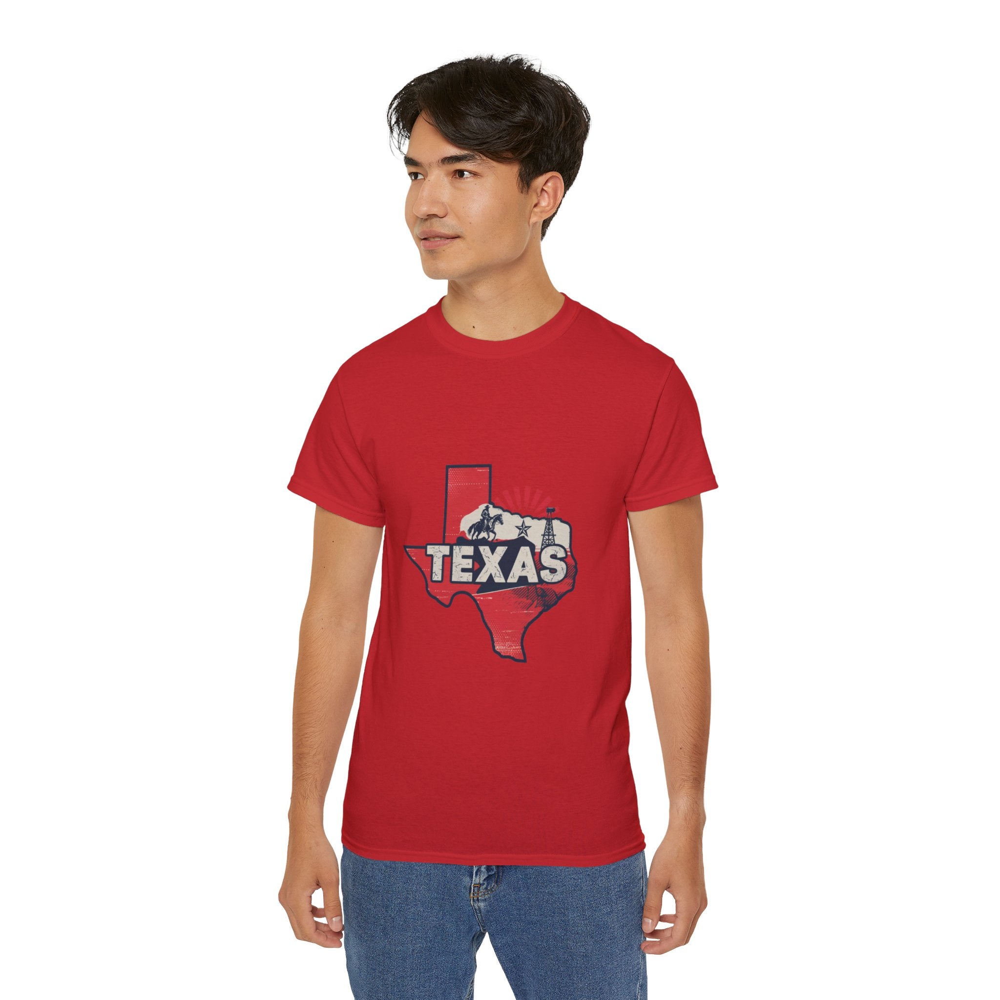 États américains emblématiques rétro : t-shirt Texas