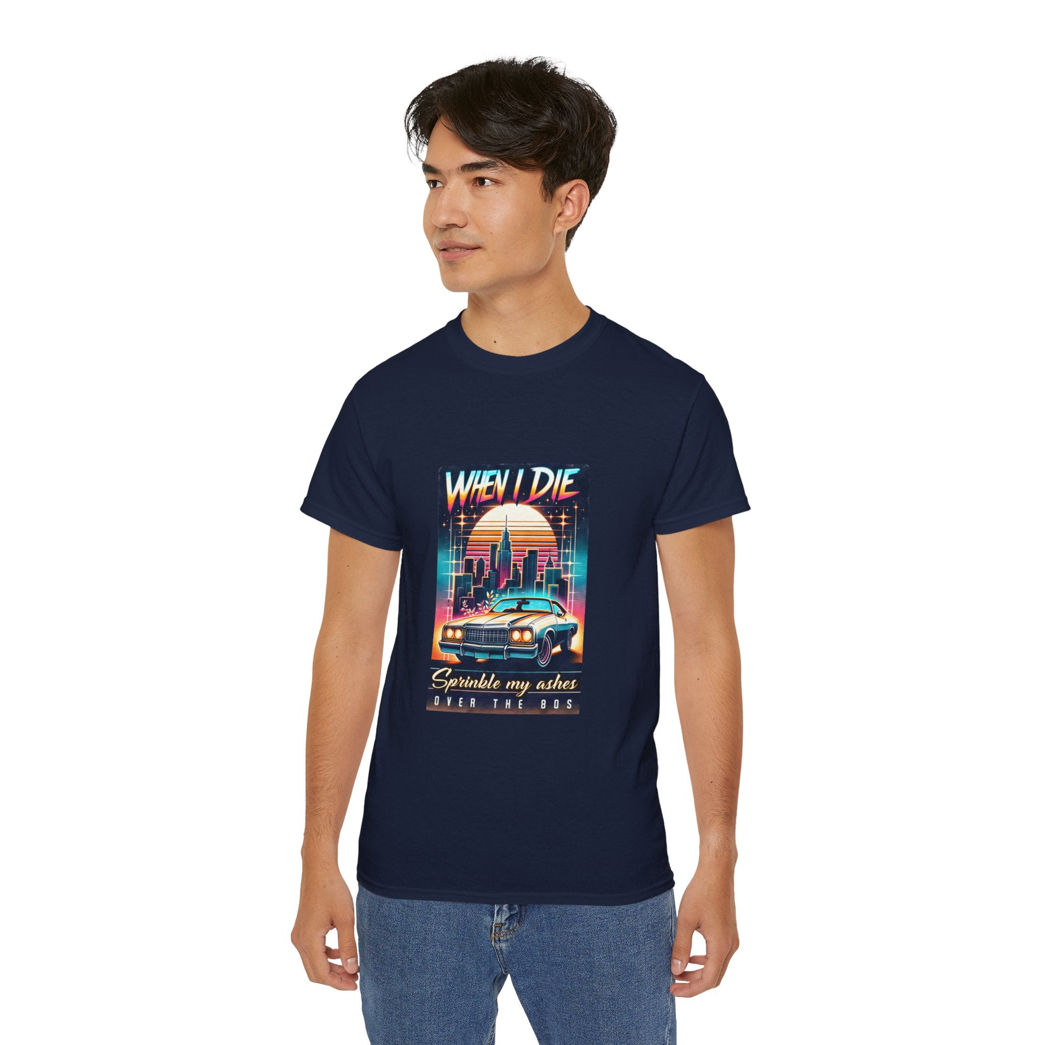 Vintage Retro 80's : When I die t-shirt