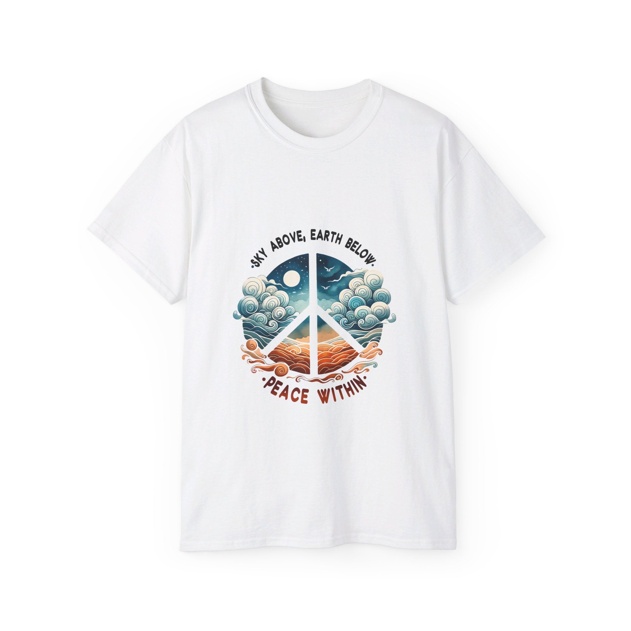 T-shirt de yoga, t-shirt de méditation ? T-shirt Ciel au-dessus