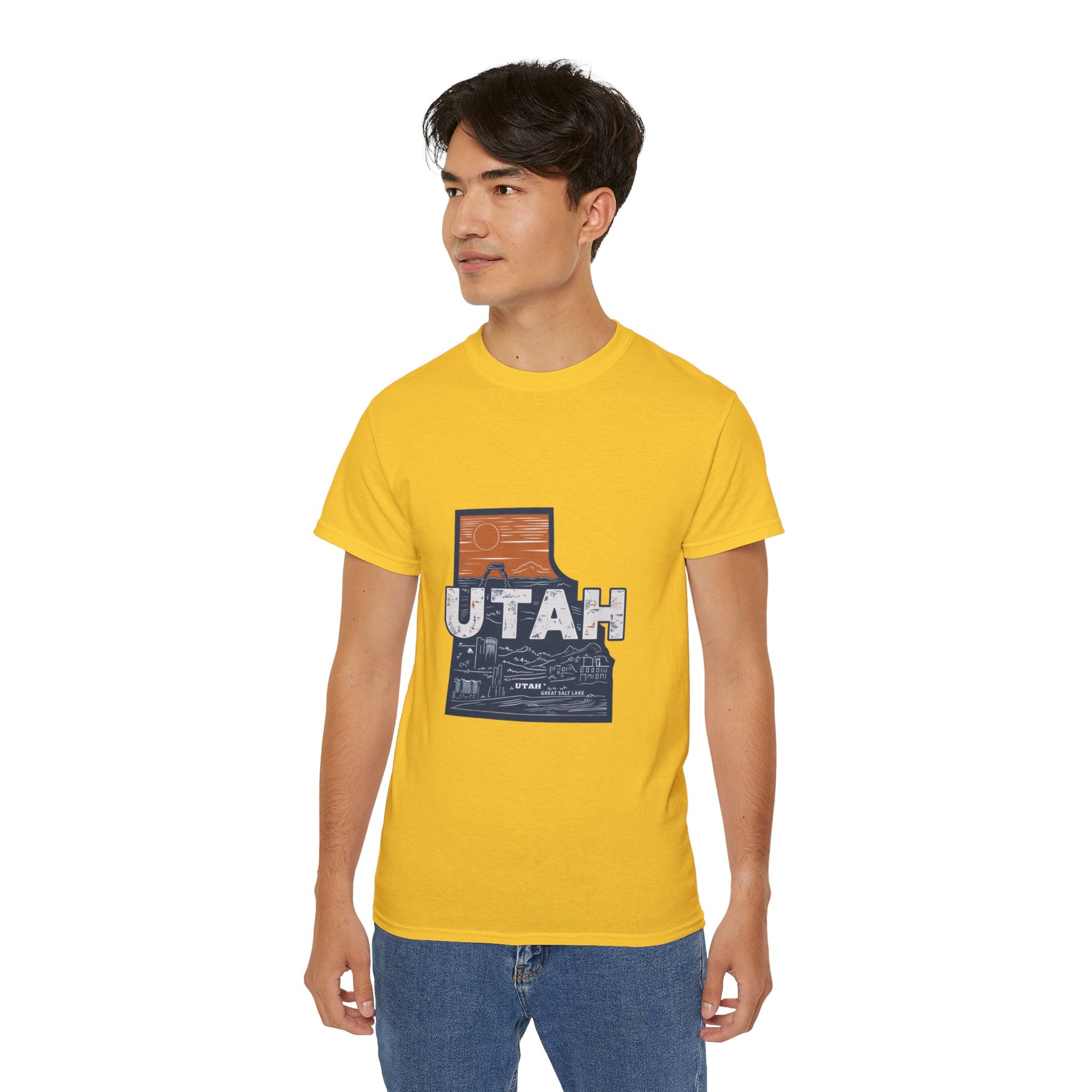 États américains emblématiques rétro : t-shirt Utah