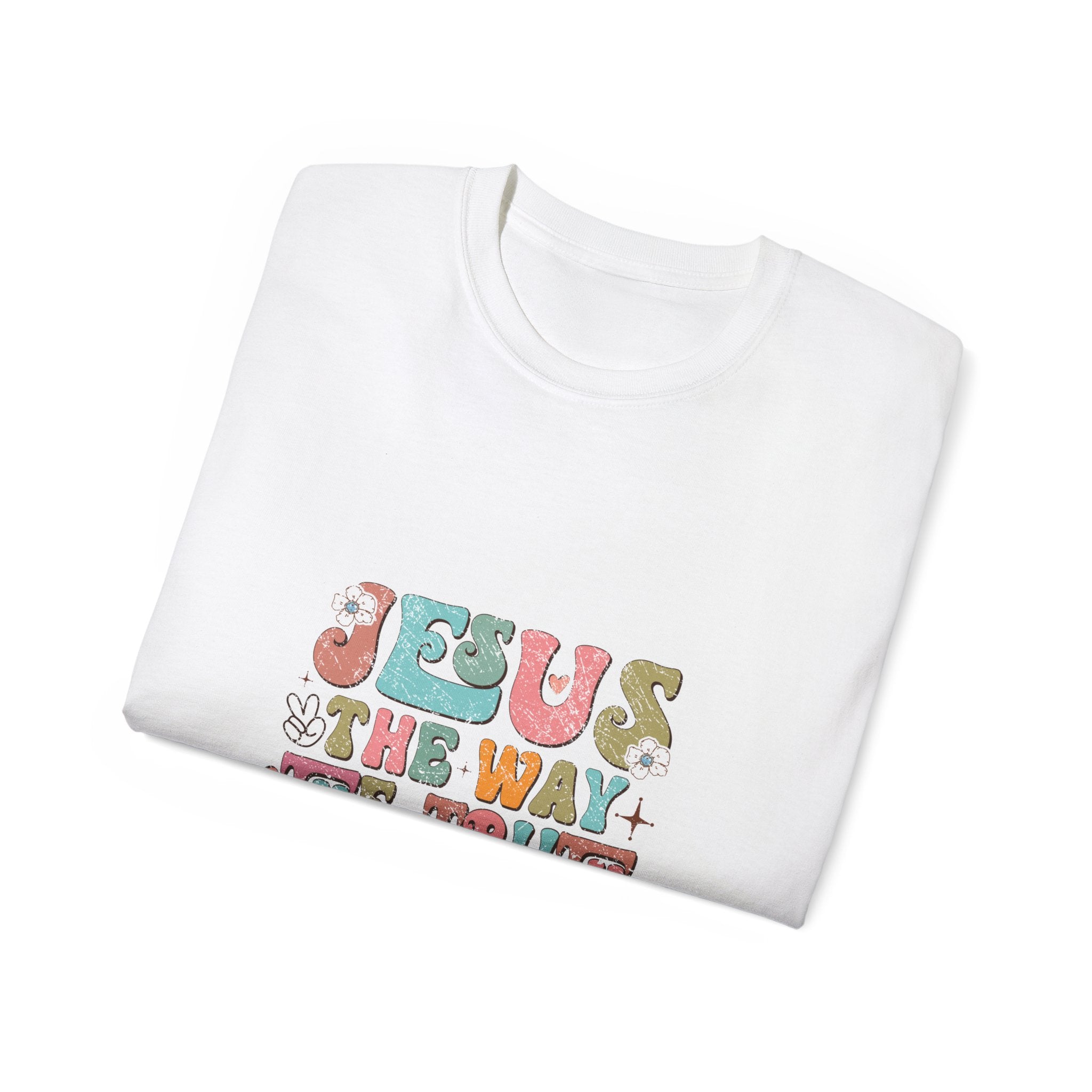 T-shirt chrétien, Jésus le chemin, la vérité, la vie