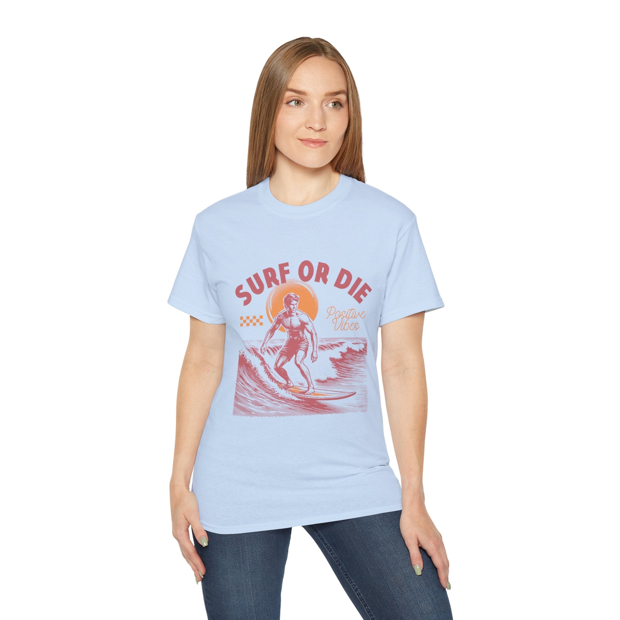 Vintage Summer Beach : Surf or Die t-shirt