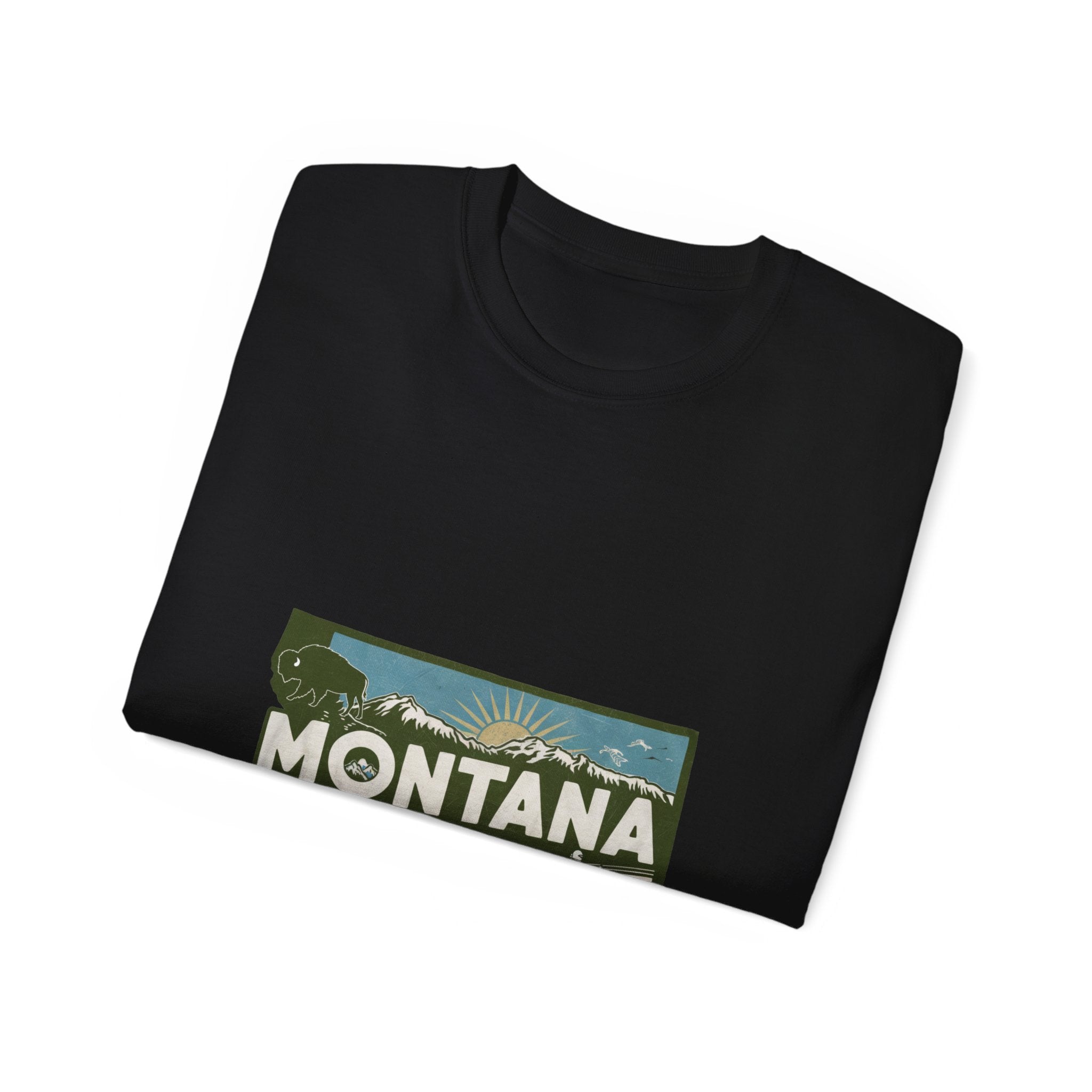 Retro  Iconic U.S. States :  Montana t-shirt