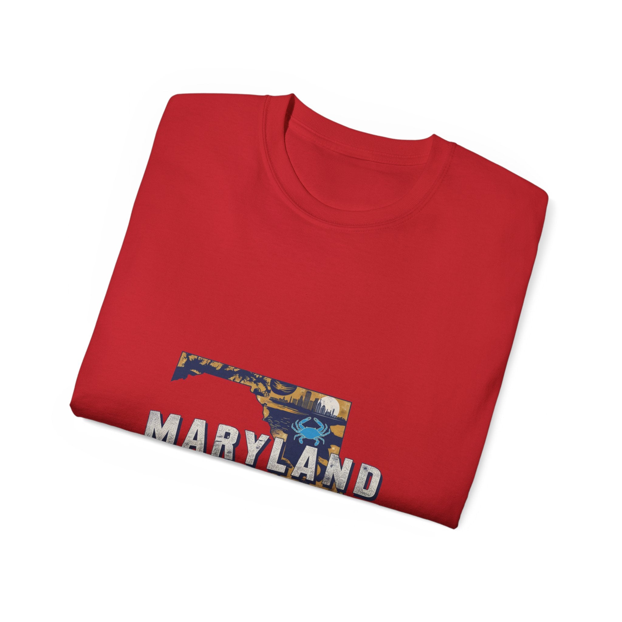 États américains emblématiques rétro : t-shirt Maryland