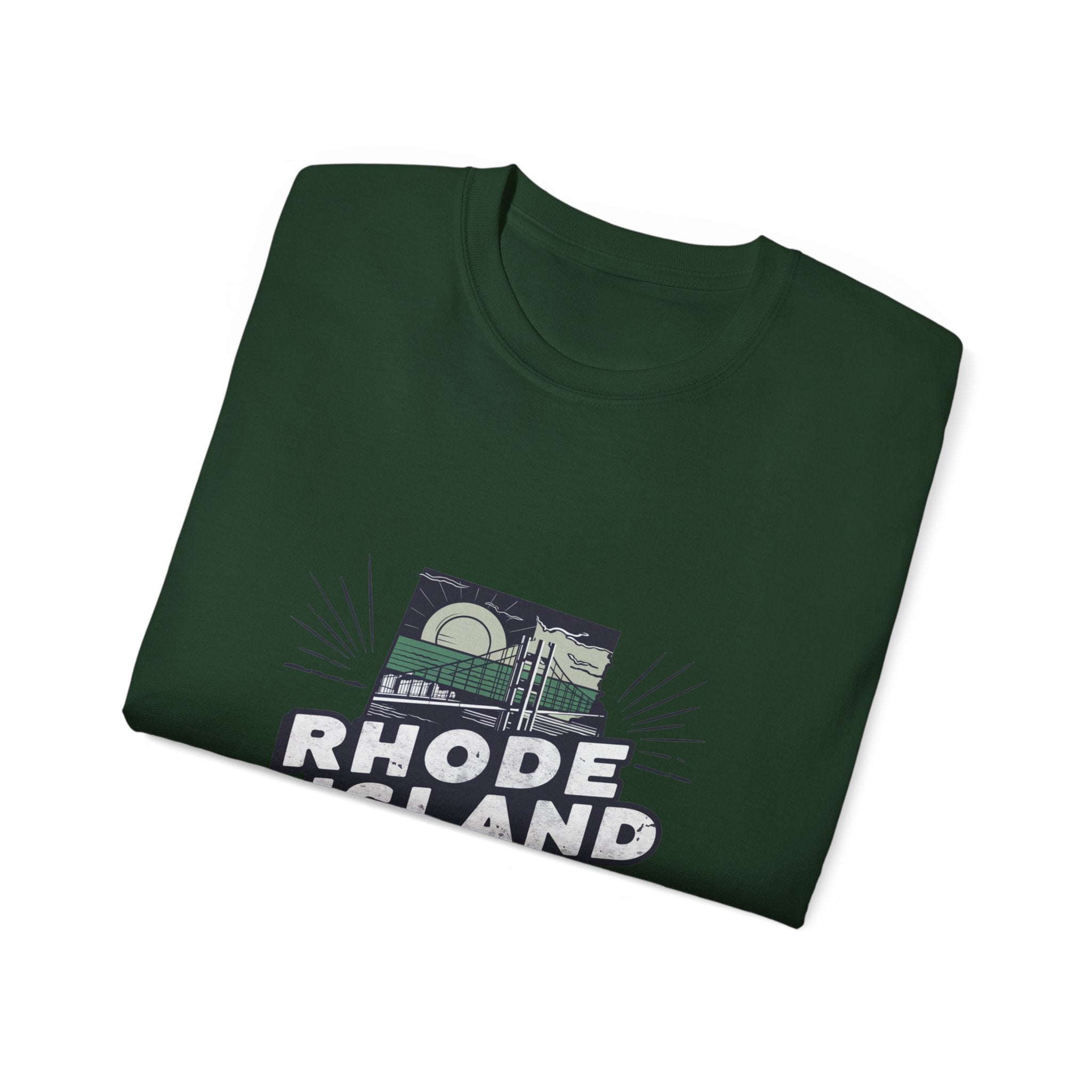 Retro Iconic States degli Stati Uniti: t-shirt Rhode Island