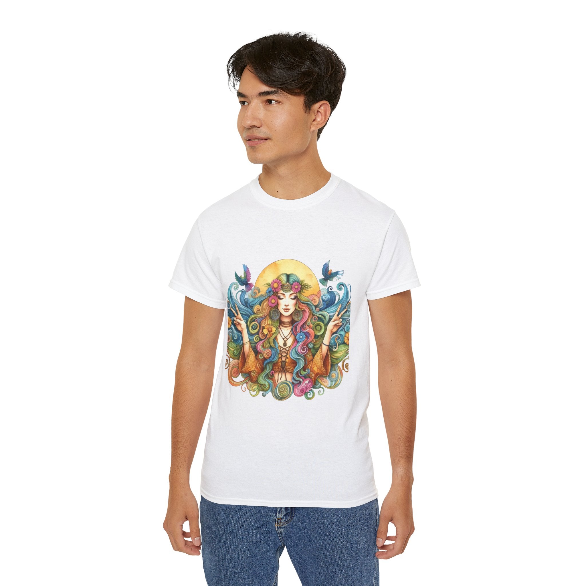 Hippie t-shirt, Flower Power t-shirt