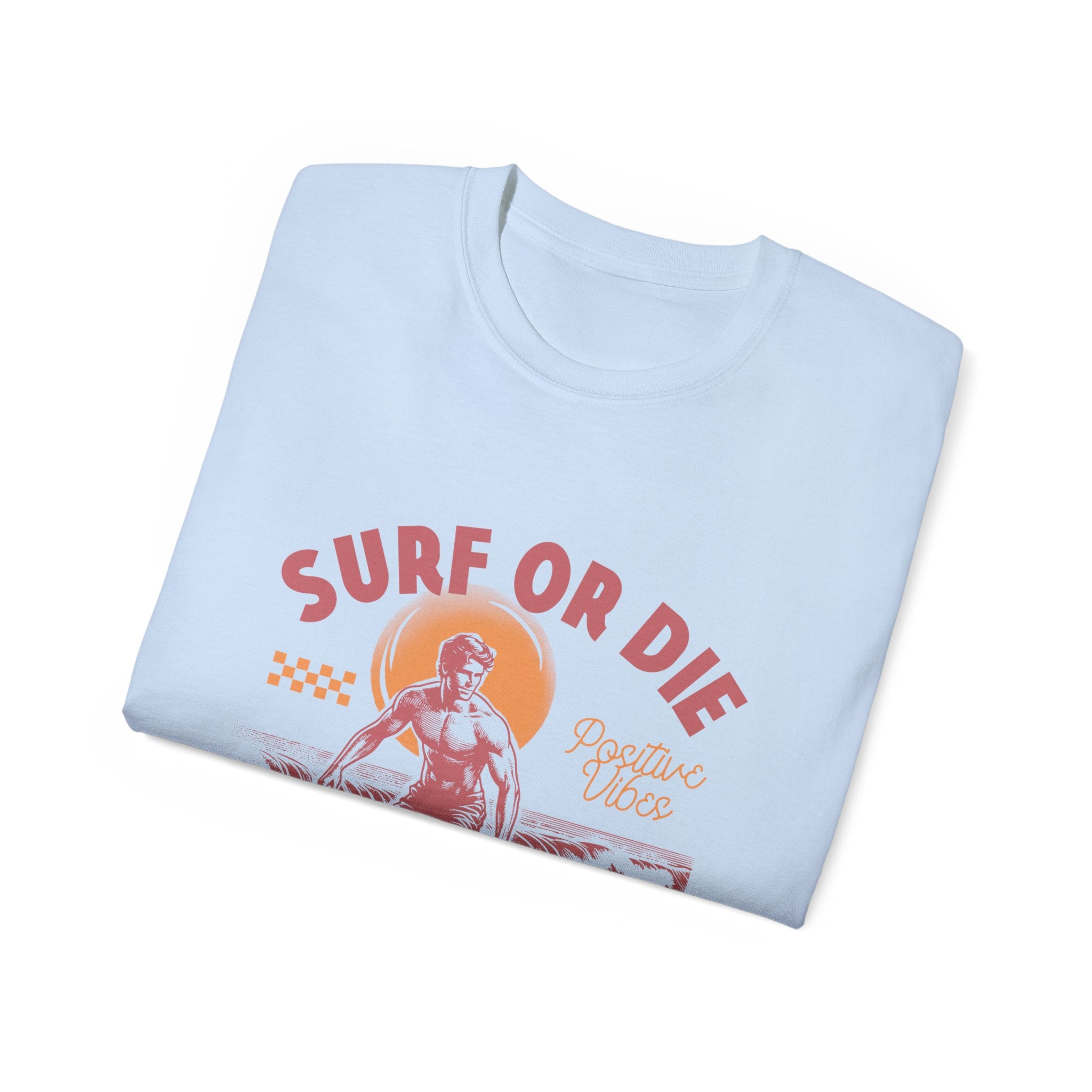 Plage d'été vintage : t-shirt Surf or Die