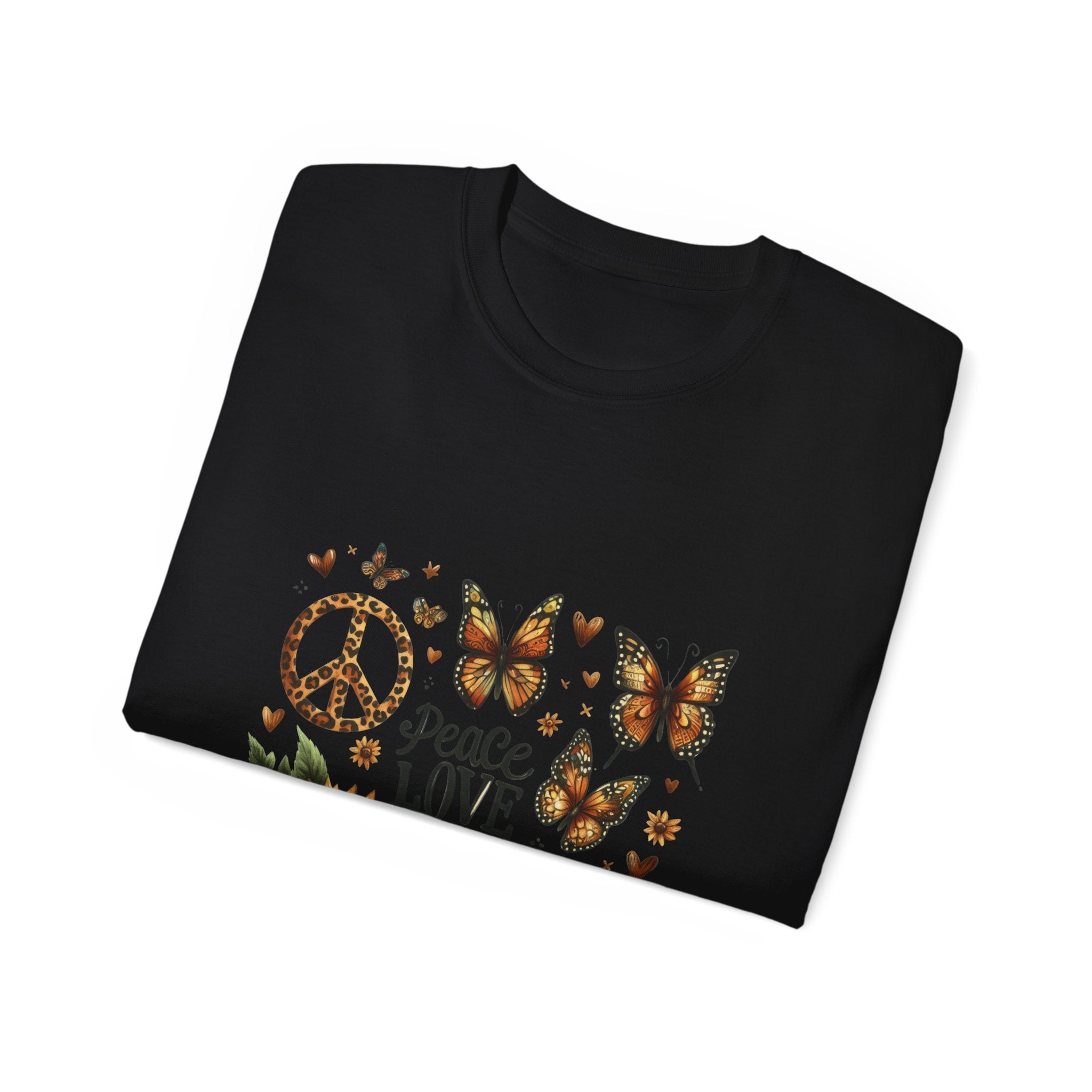 T-shirt Tournesol, T-shirt Papillons Paix