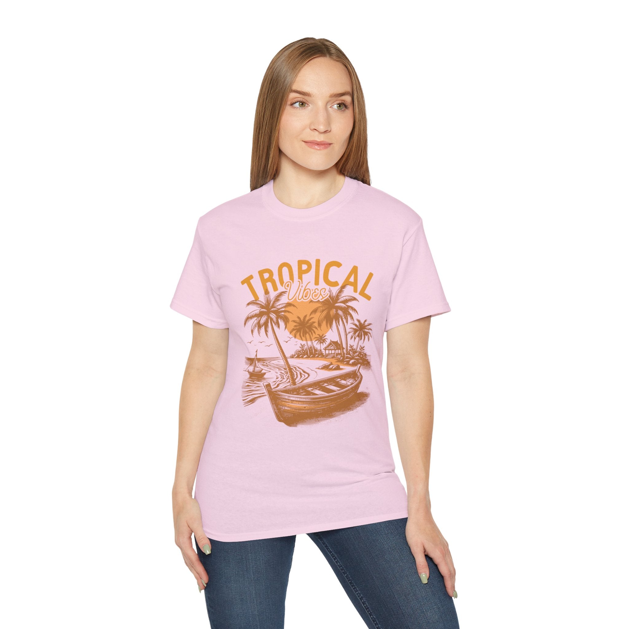 Vintage Summer Beach : T-shirt tropical