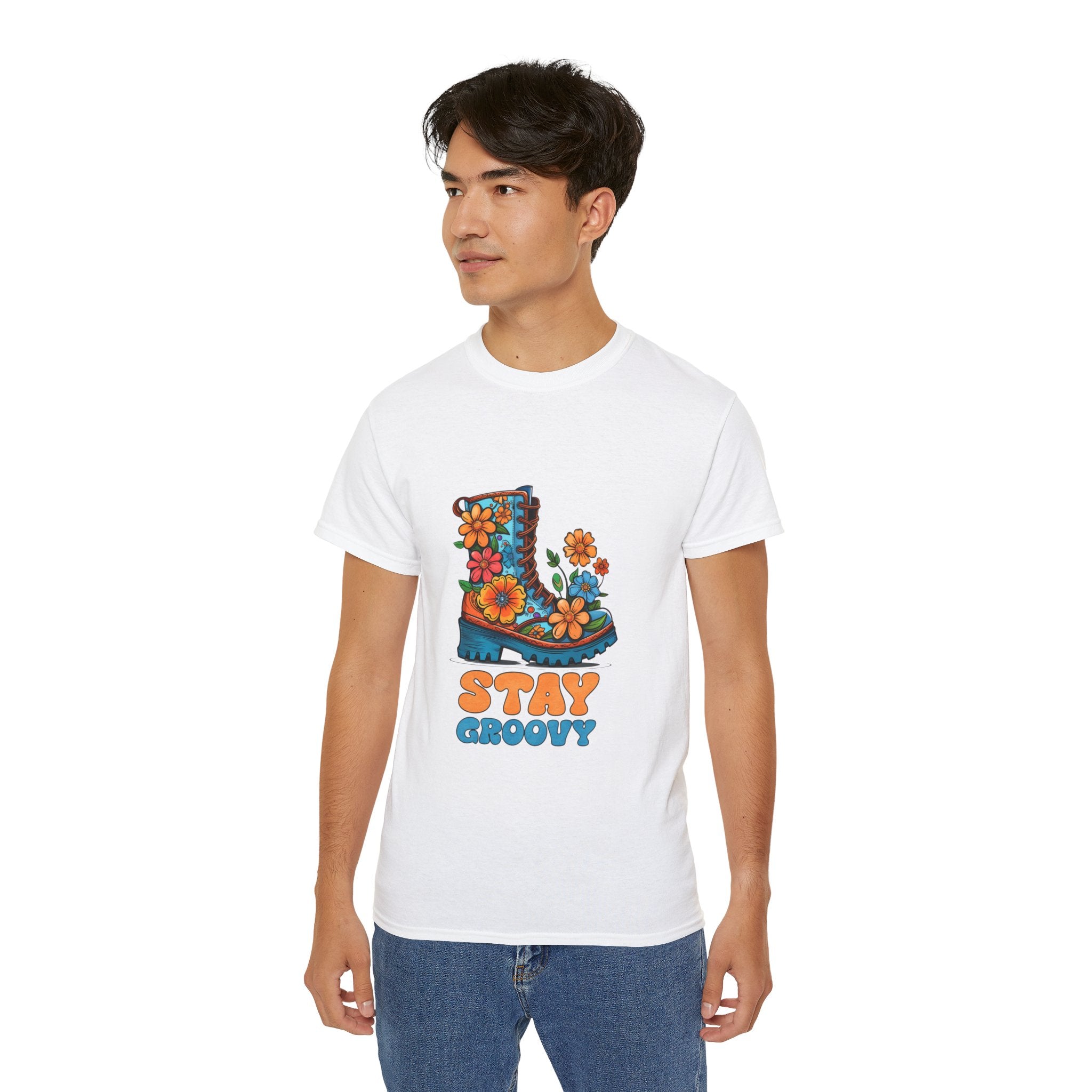 Hippie t-shirt, stay groovy t-shirt