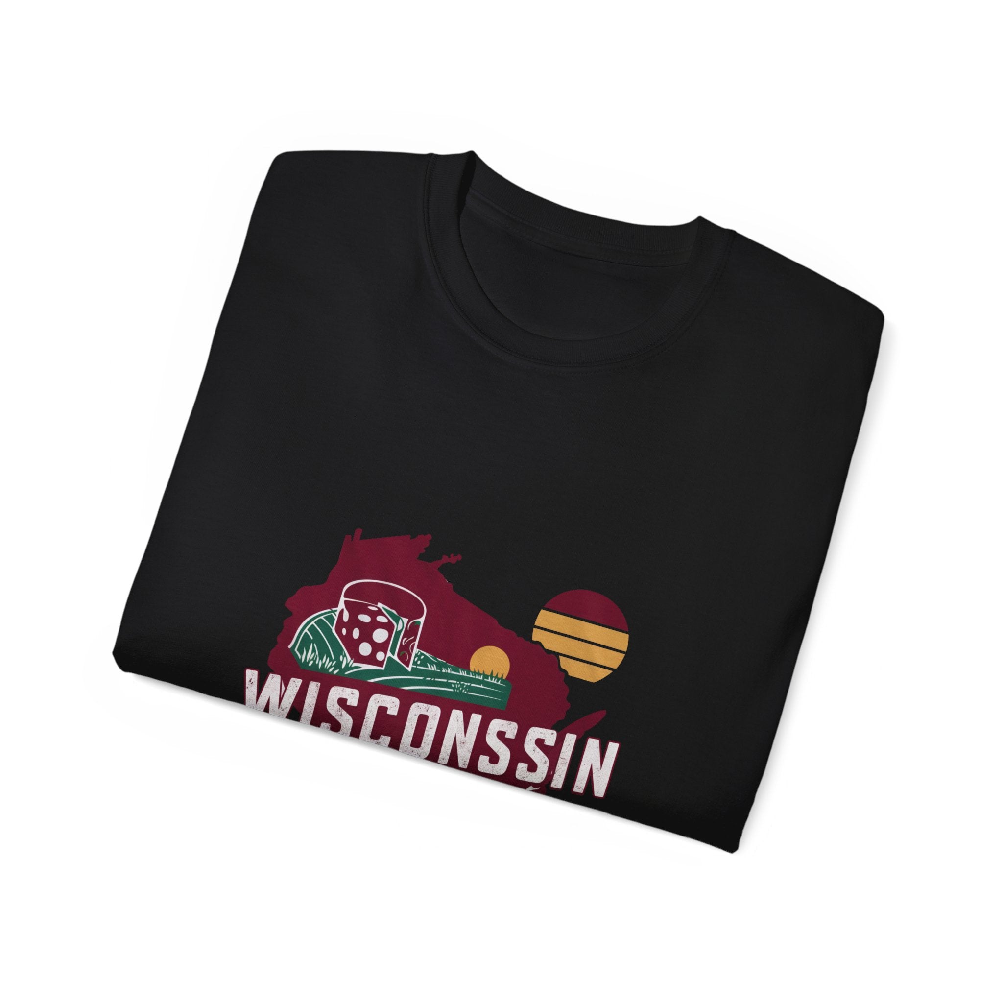 Retro  Iconic U.S. States : Wisconssin t-shirt