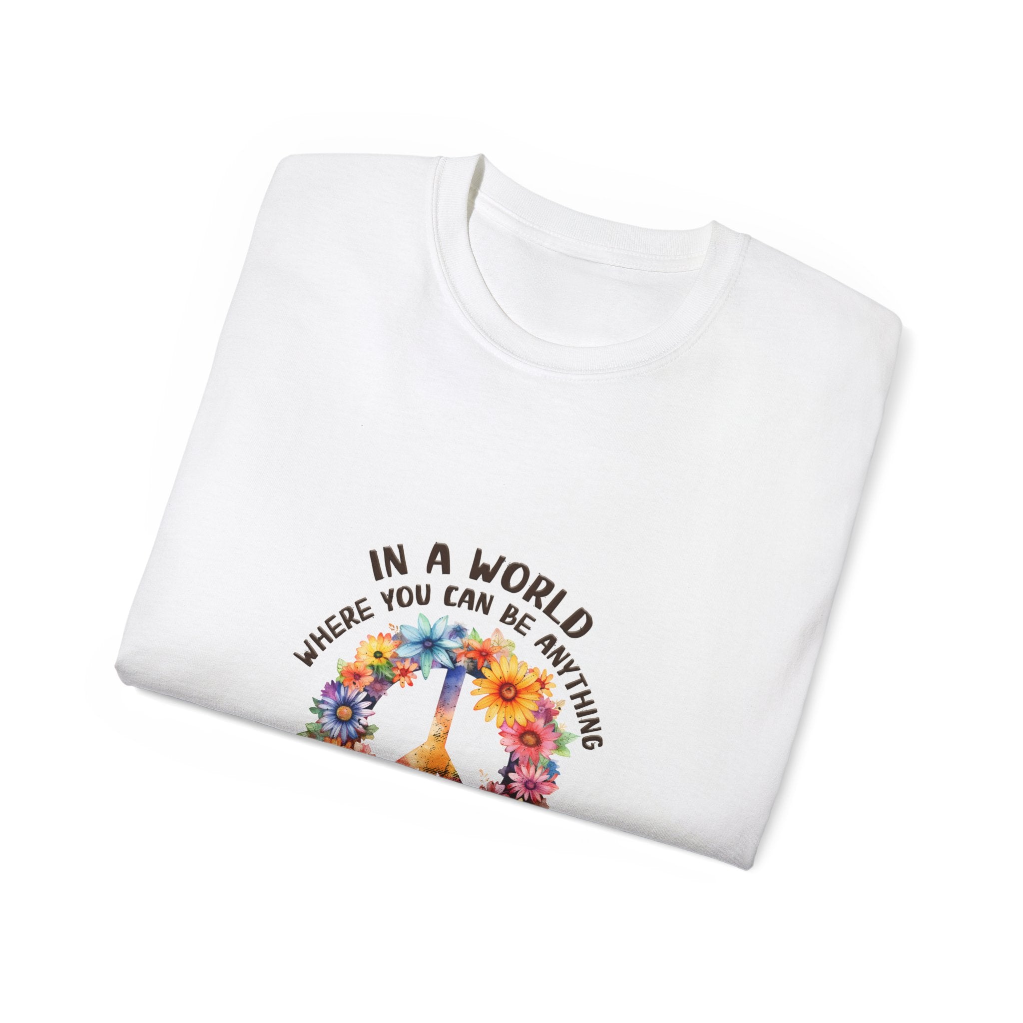 Hippie t-shirt, be kind t-shirt