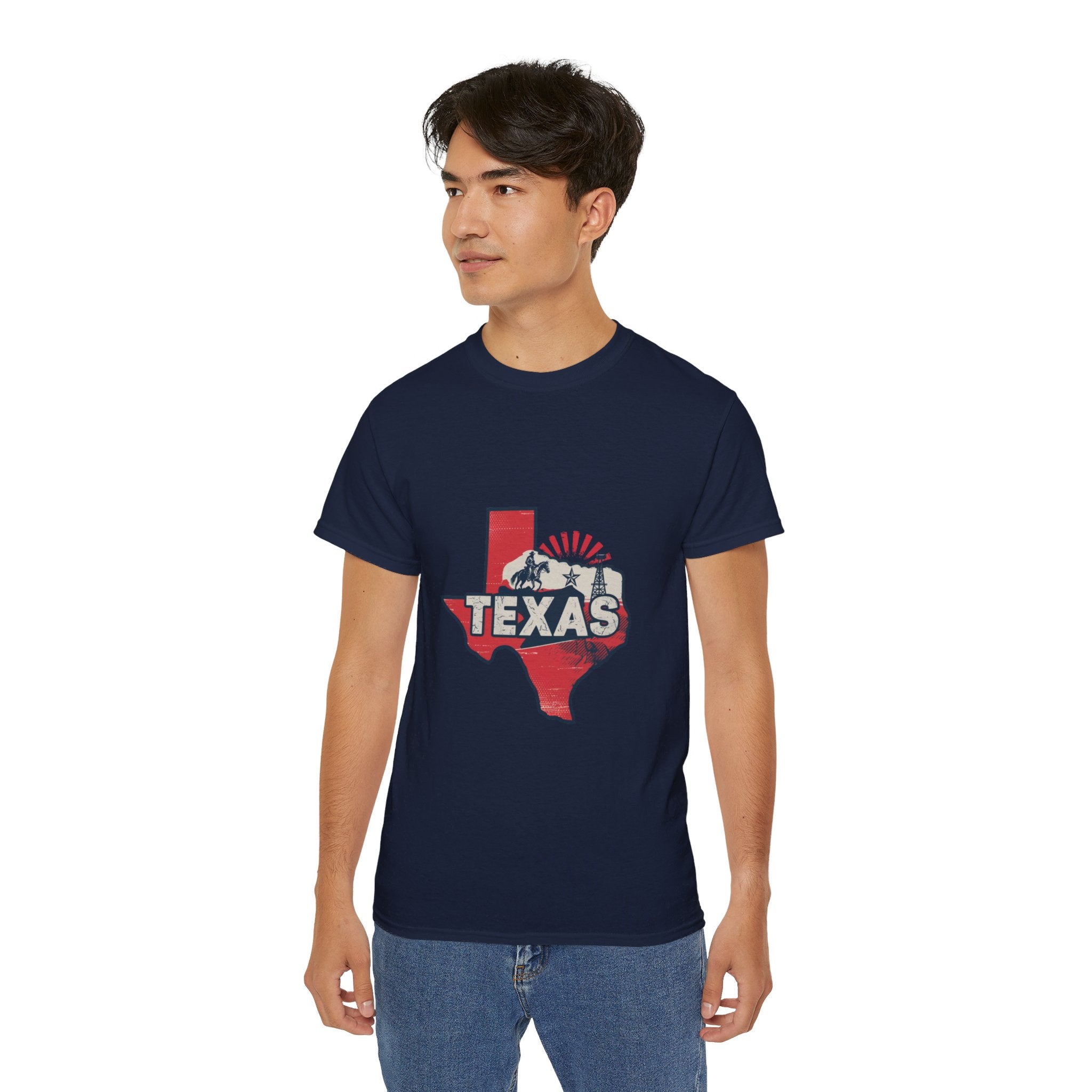 États américains emblématiques rétro : t-shirt Texas