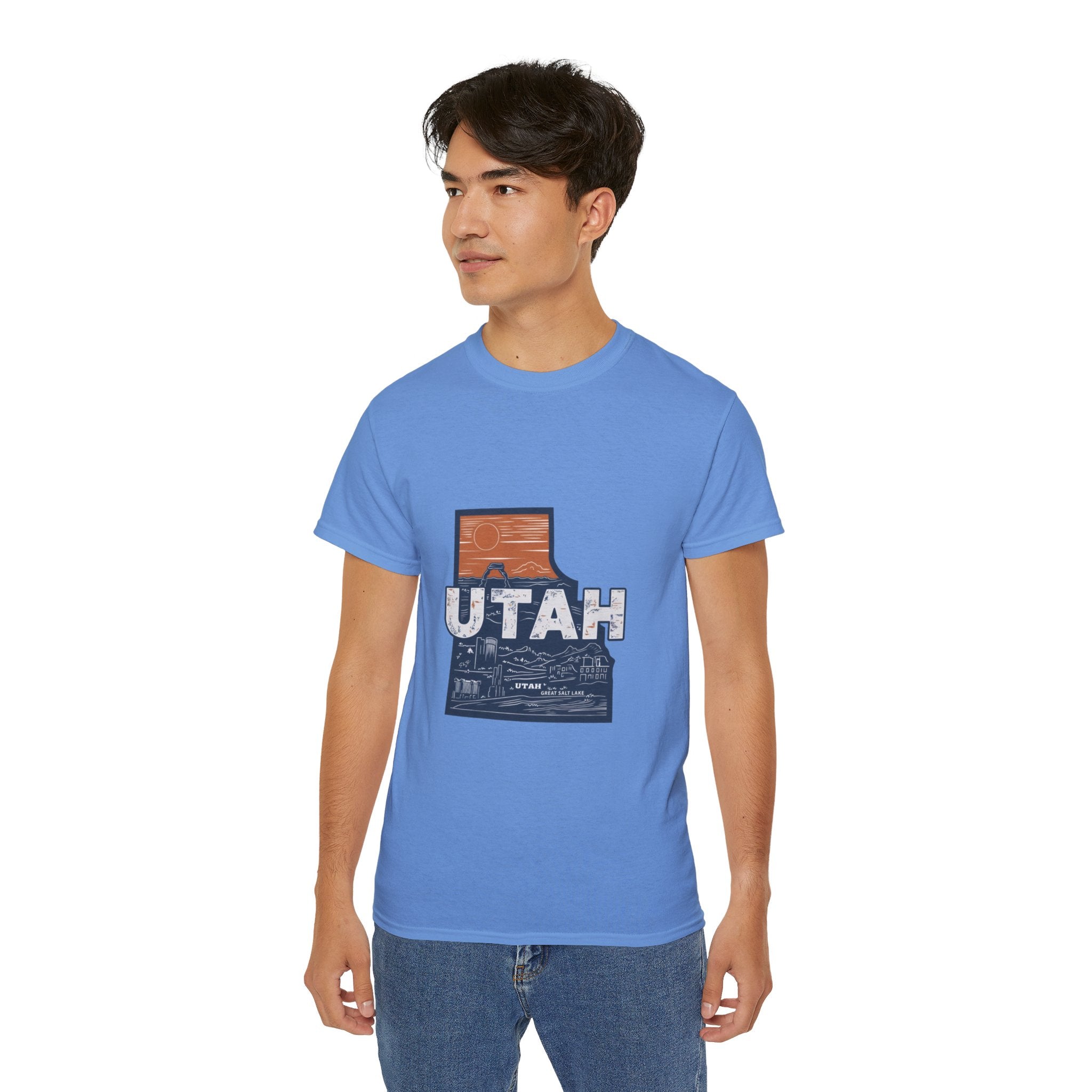 États américains emblématiques rétro : t-shirt Utah