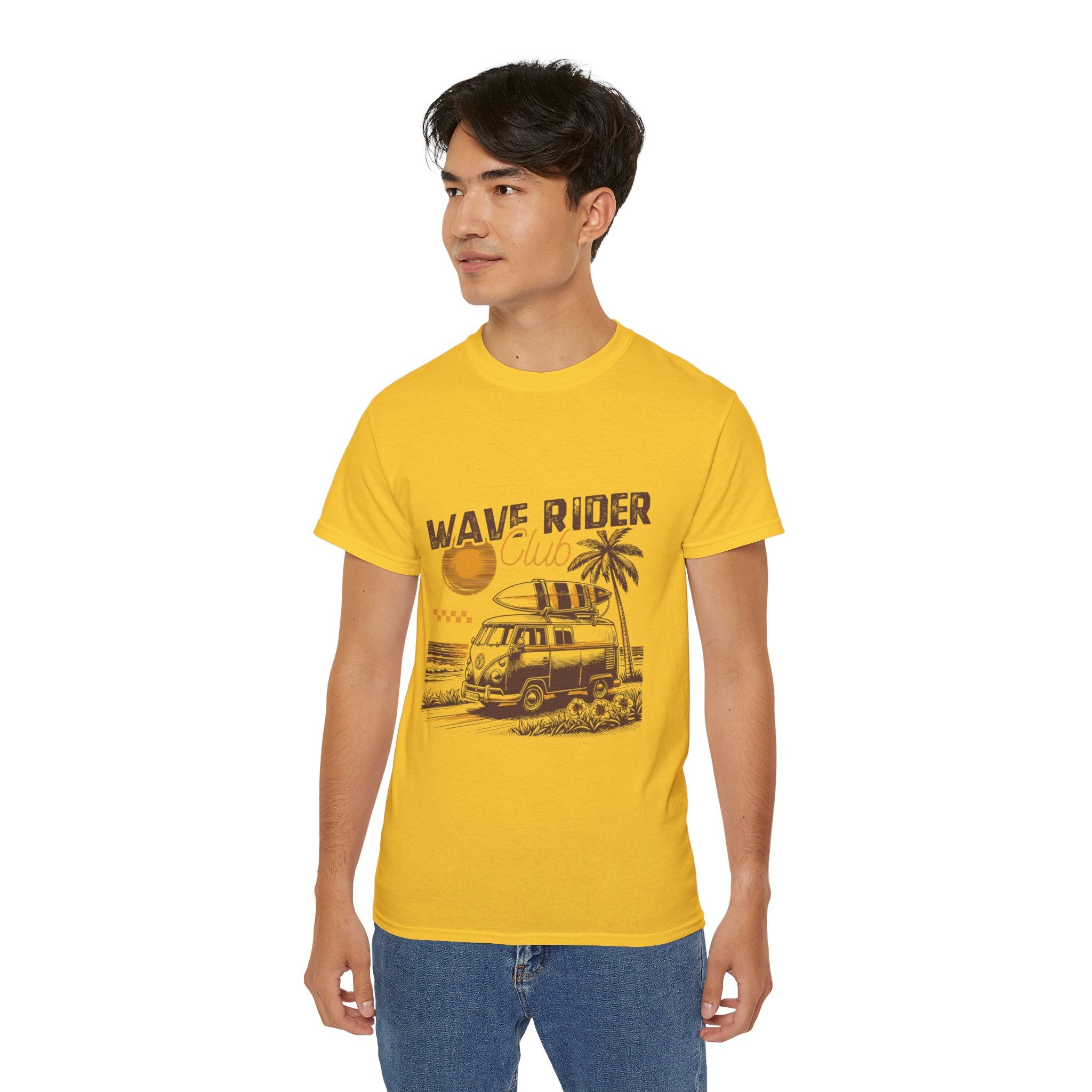 Plage d'été vintage : t-shirt Wave Rider