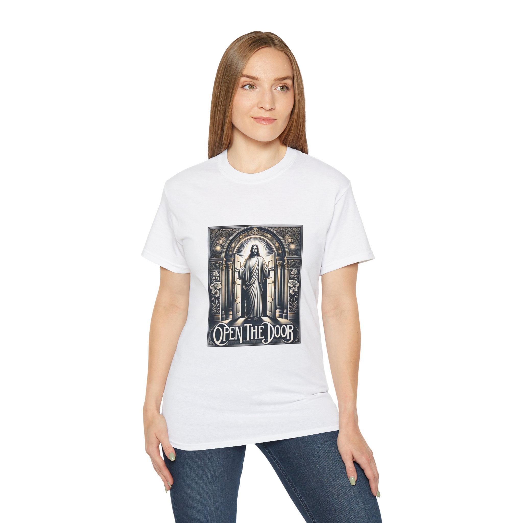 Christian t-shirt, Open the door t-shirt