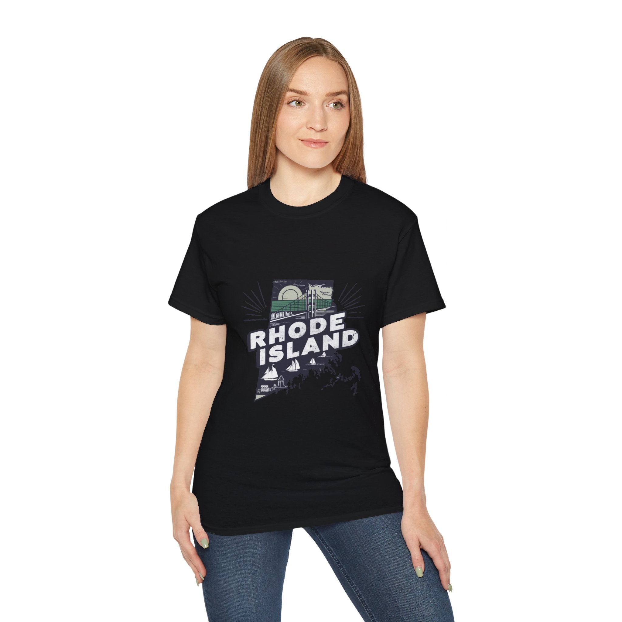 Retro  Iconic U.S. States : Rhode Island t-shirt