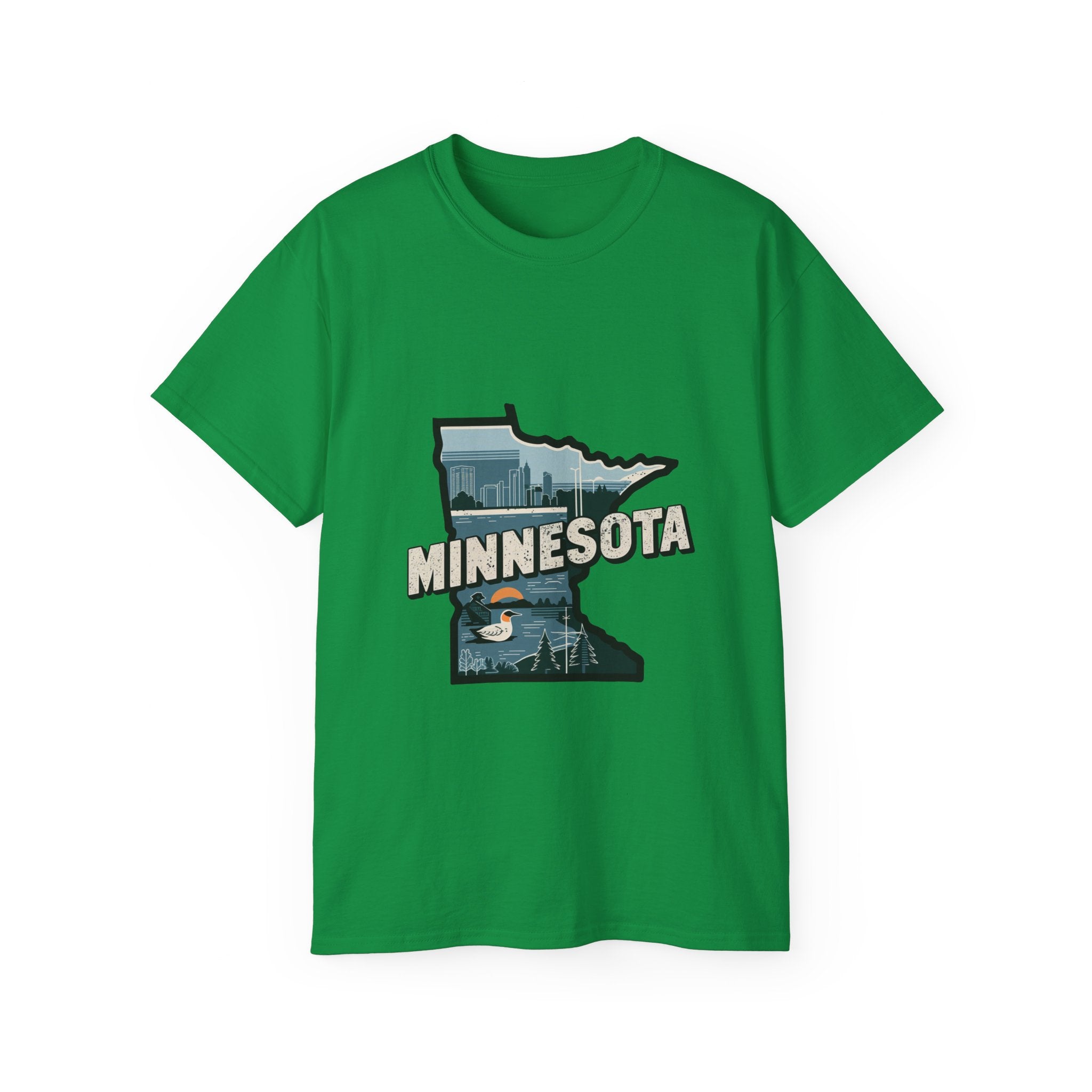 États américains emblématiques rétro : t-shirt Minnesota