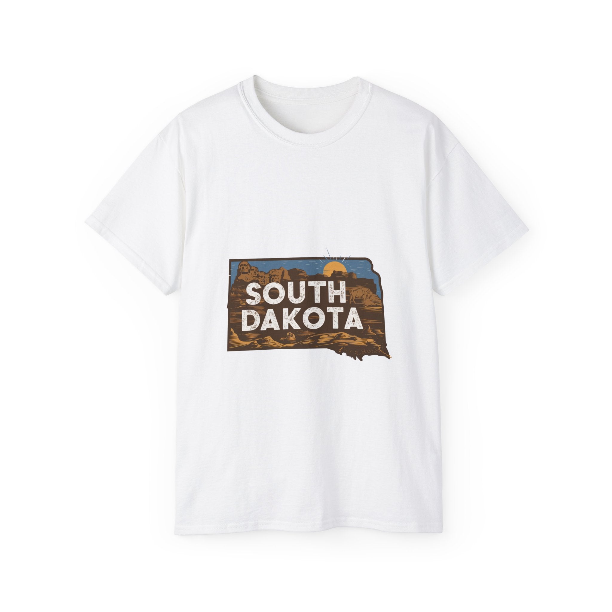 États américains emblématiques rétro : t-shirt Dakota du Sud