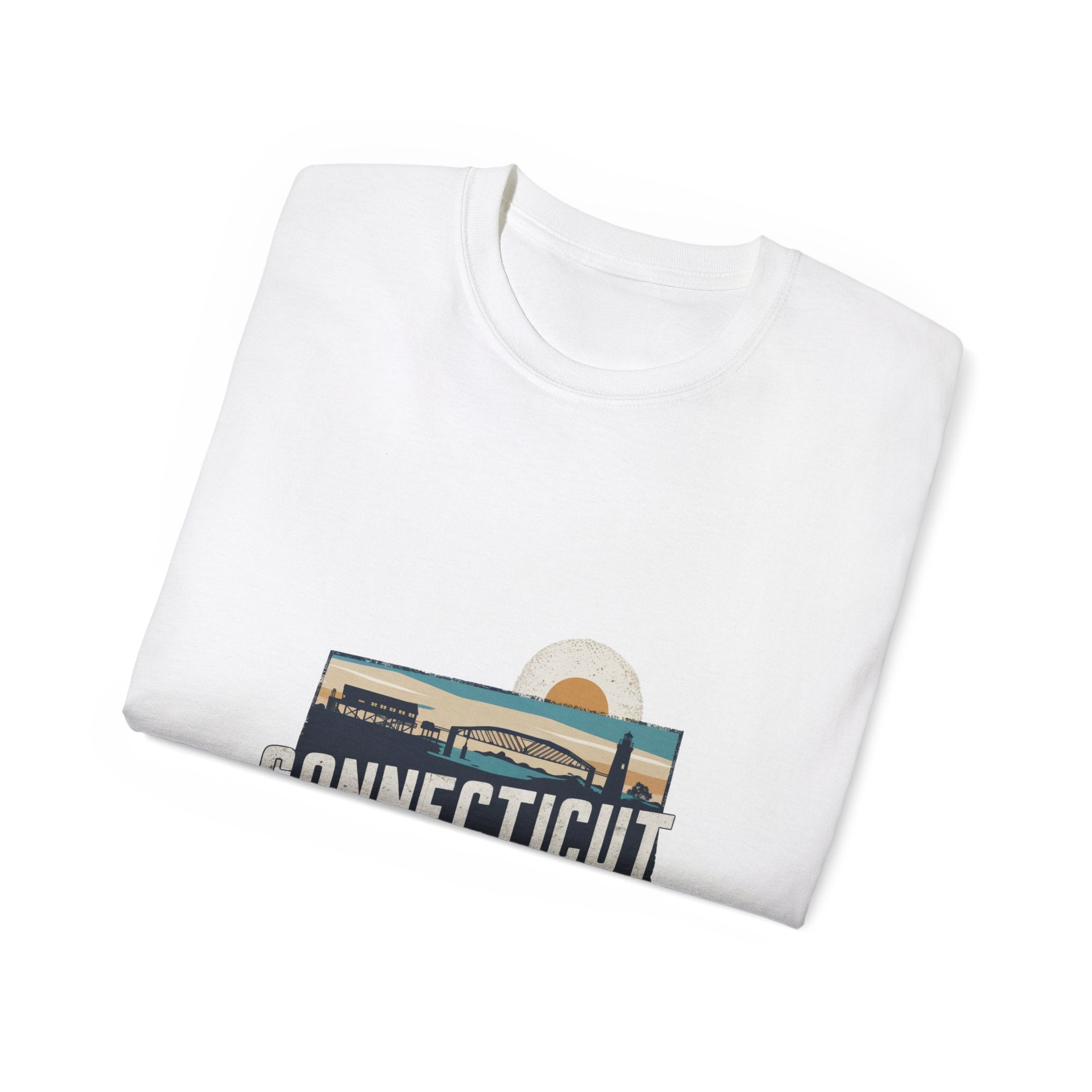 Retro  Iconic U.S. States : Connecticut t-shirt