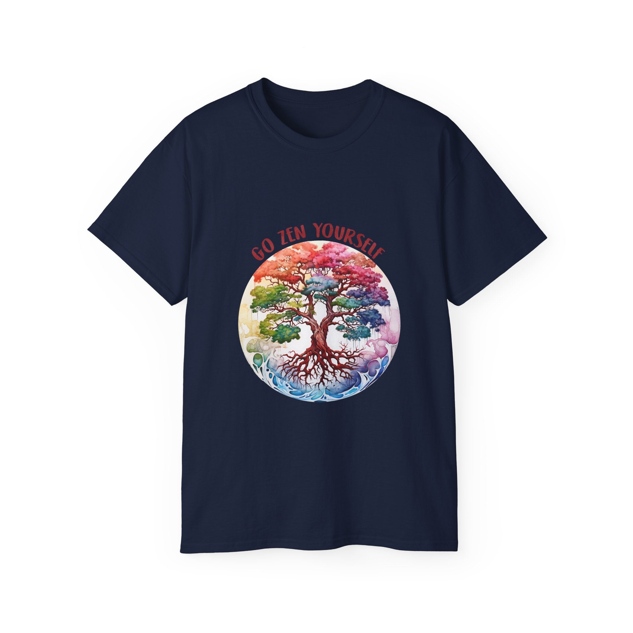 T-shirt da yoga, t-shirt da meditazione, t-shirt Go Zen Yourself