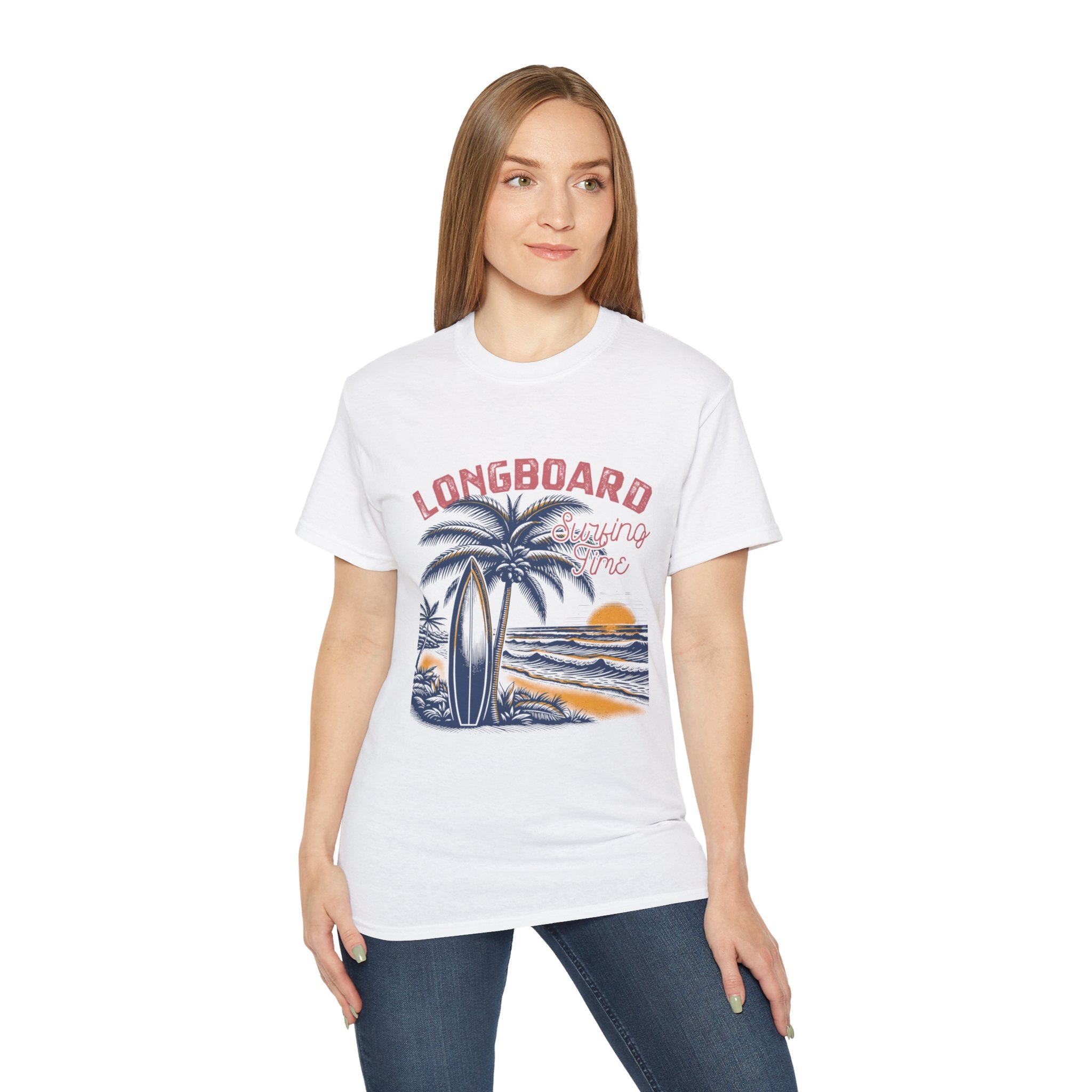 Vintage Summer Beach : T-shirt vacances surf