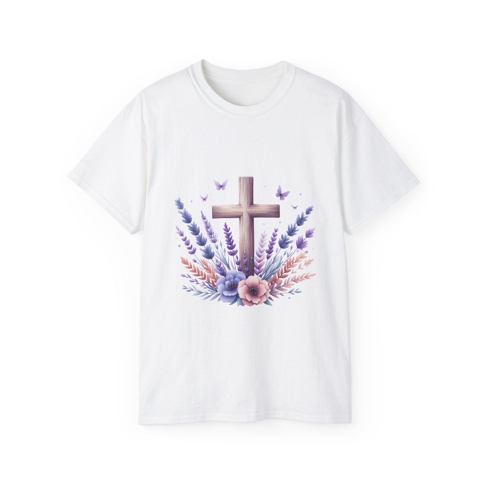 Christian t-shirt, Flower of the Cross t-shirt