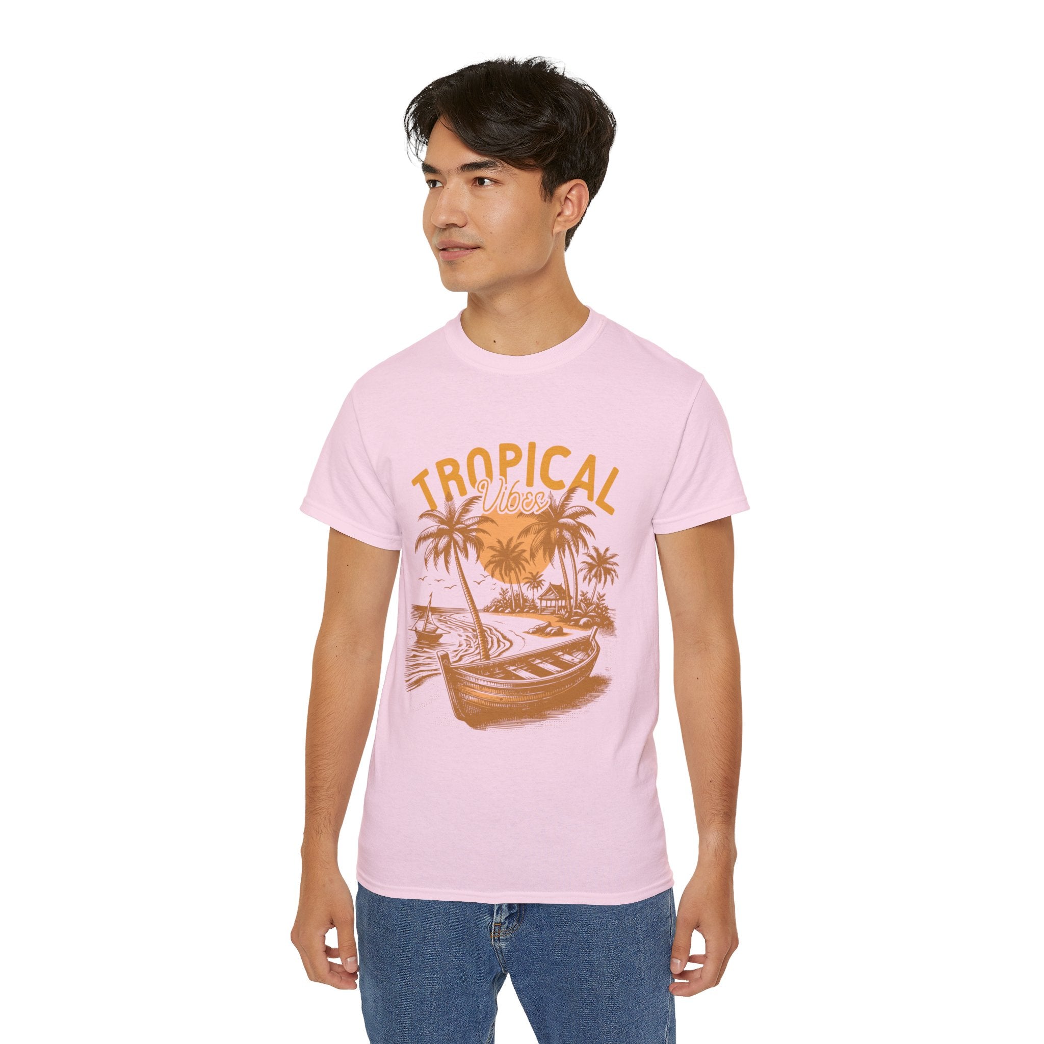 Vintage Summer Beach : T-shirt tropical