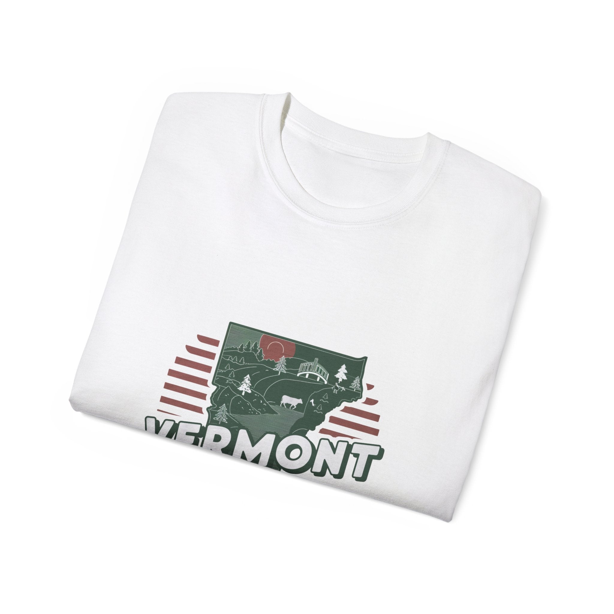 États américains emblématiques rétro : T-shirt Vermont