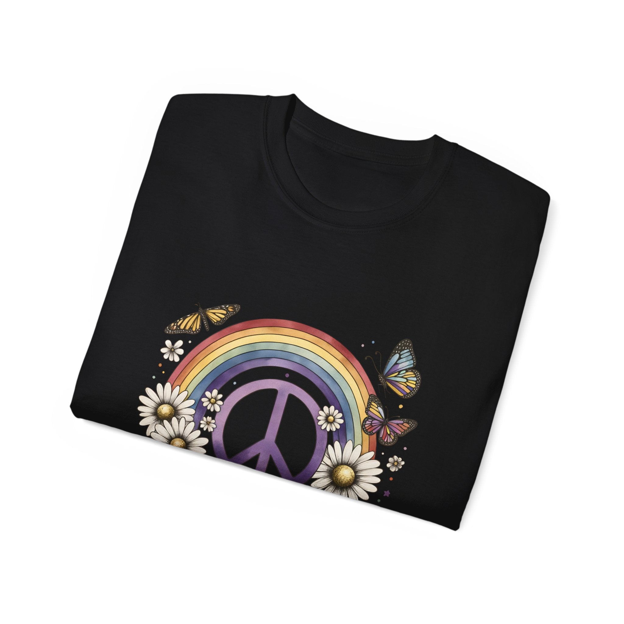 Hippie t-shirt, peace' and 'kindness t-shirt