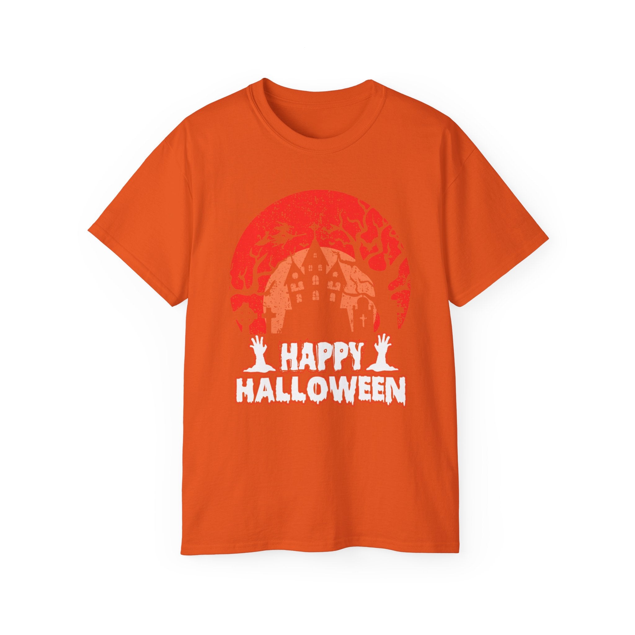 Happy Halloween" Haunted Castle T-shirt