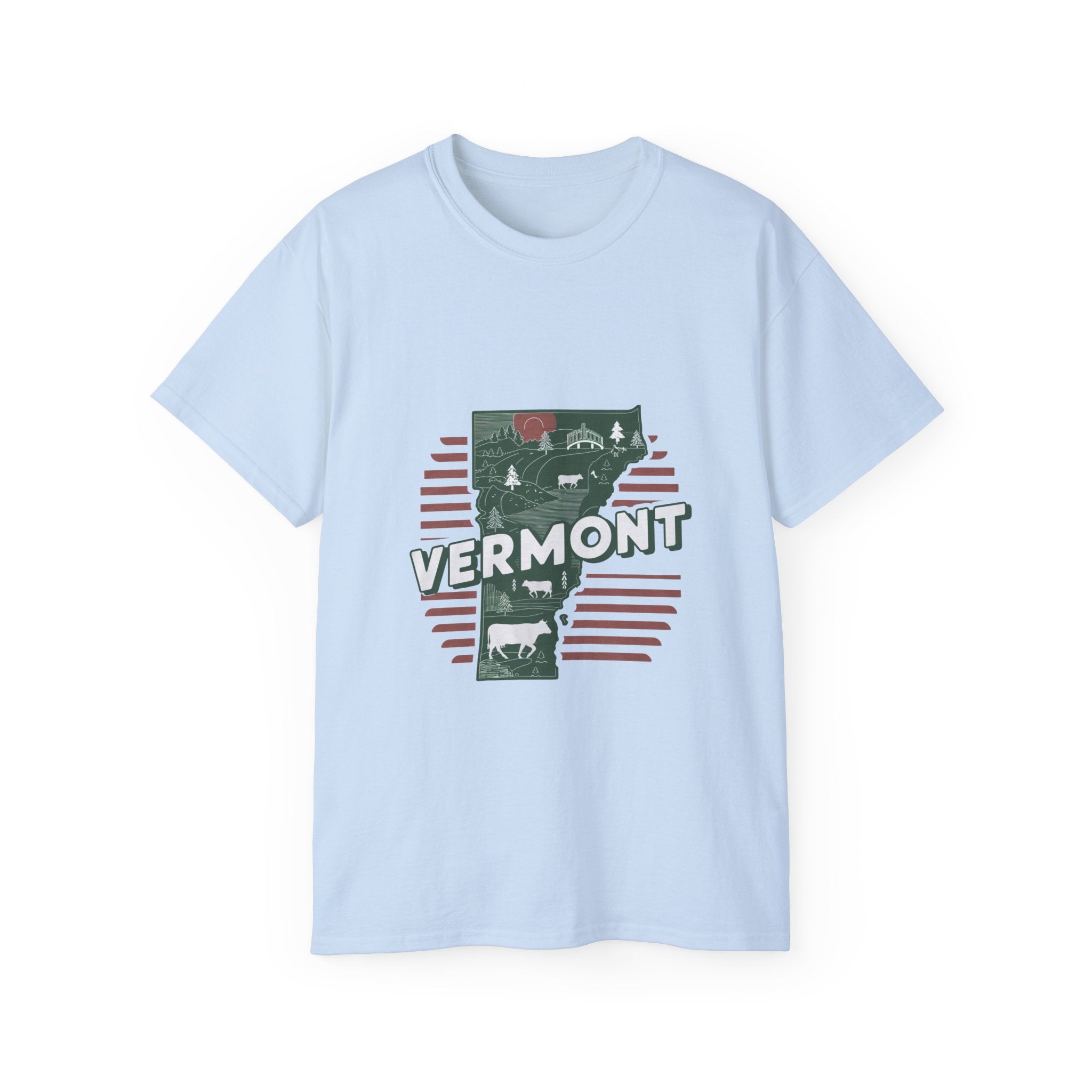 États américains emblématiques rétro : T-shirt Vermont