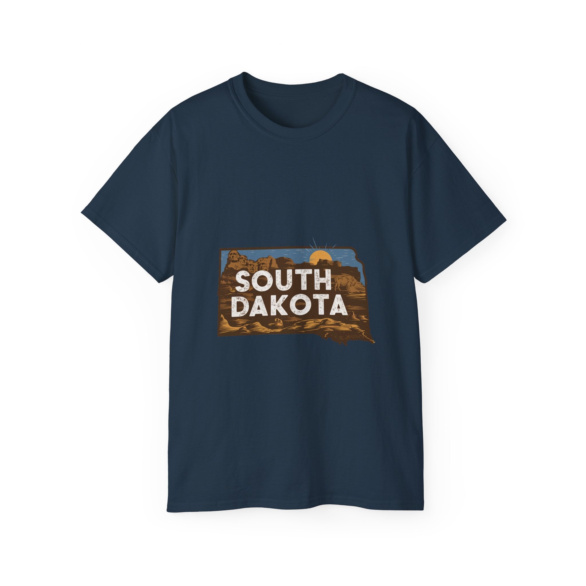 États américains emblématiques rétro : t-shirt Dakota du Sud