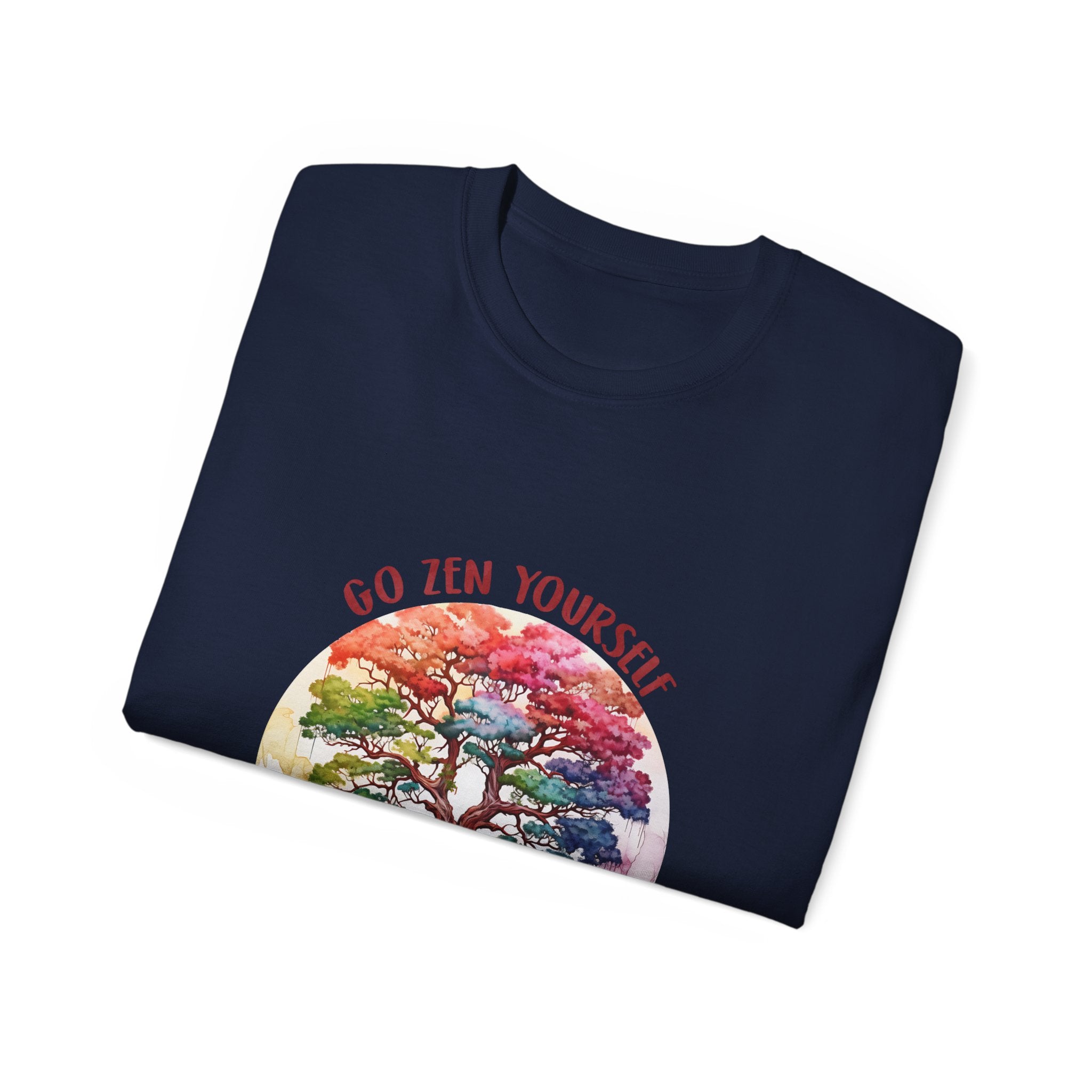 T-shirt da yoga, t-shirt da meditazione, t-shirt Go Zen Yourself