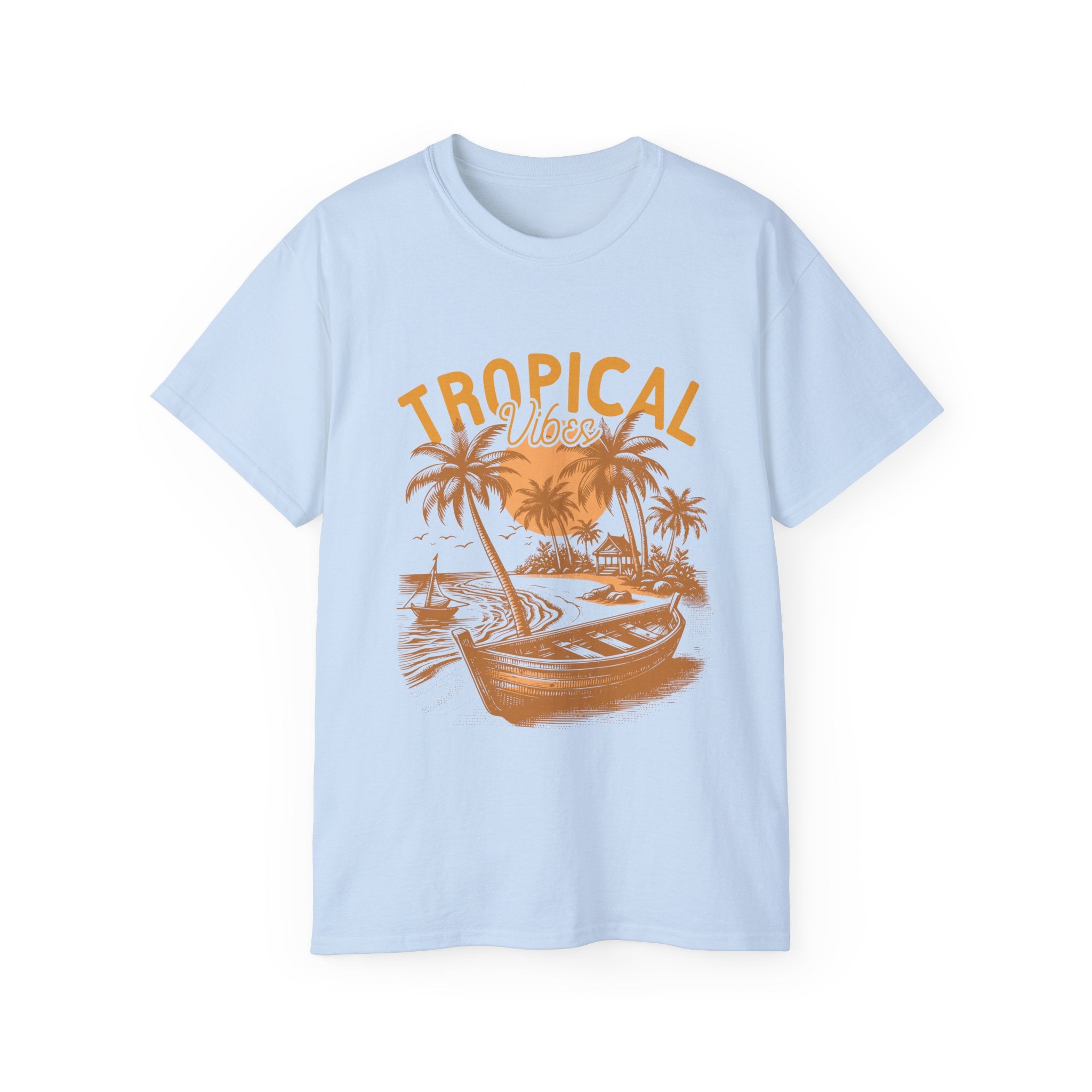 Vintage Summer Beach : T-shirt tropical