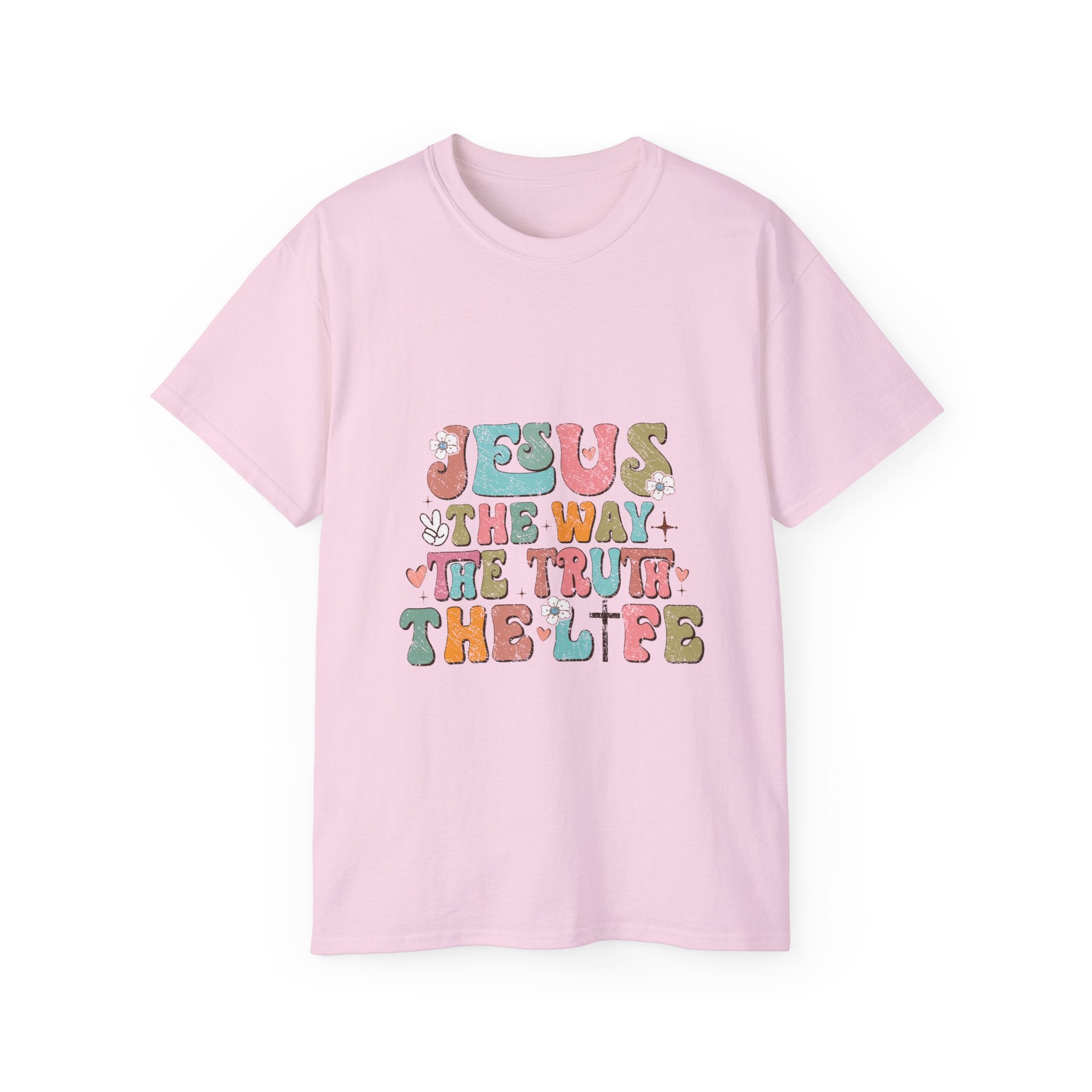 T-shirt chrétien, Jésus le chemin, la vérité, la vie