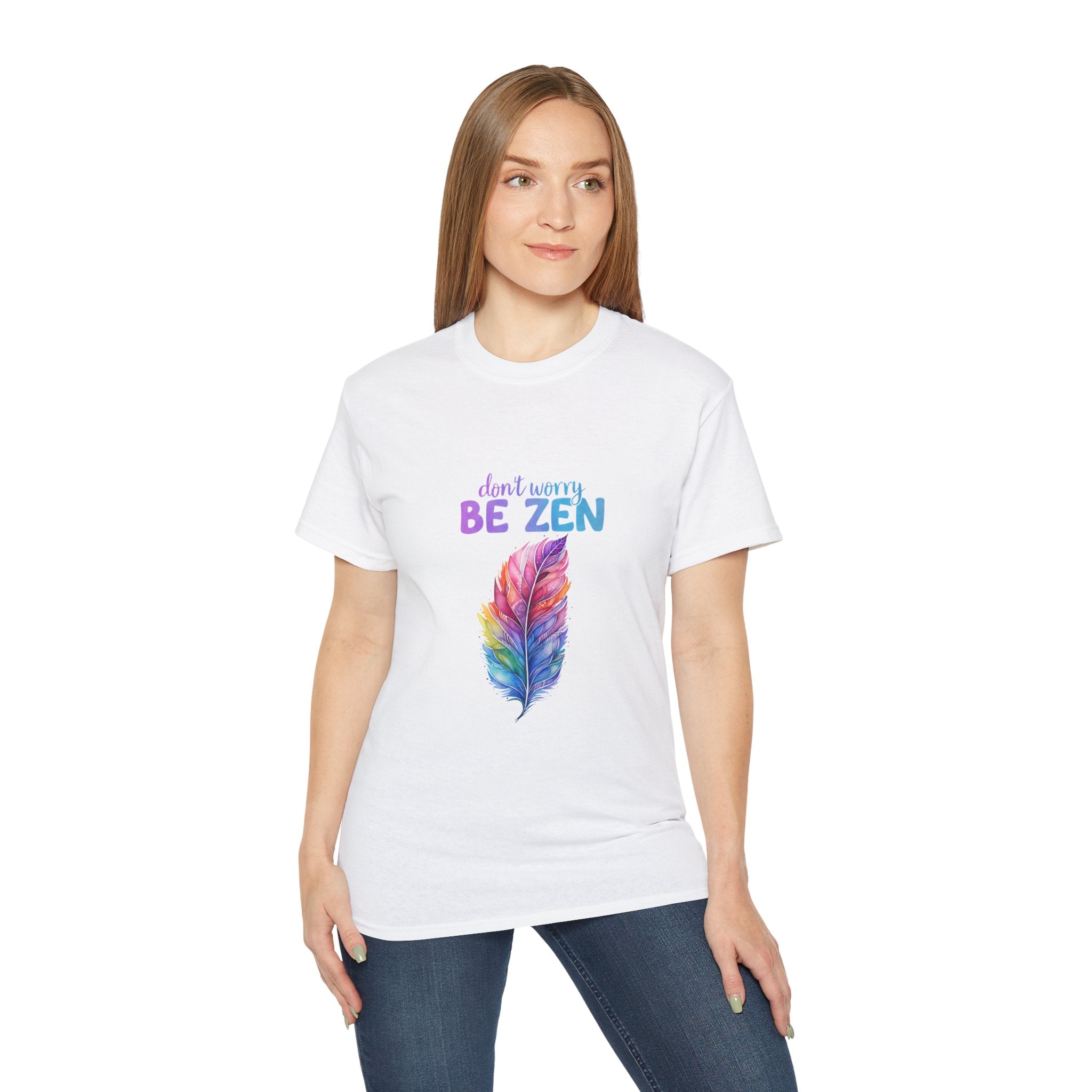 T-shirt yoga, t-shirt meditazione, t-shirt Be Zen