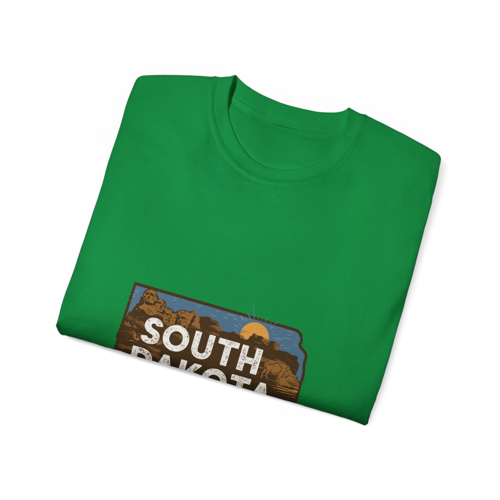 États américains emblématiques rétro : t-shirt Dakota du Sud