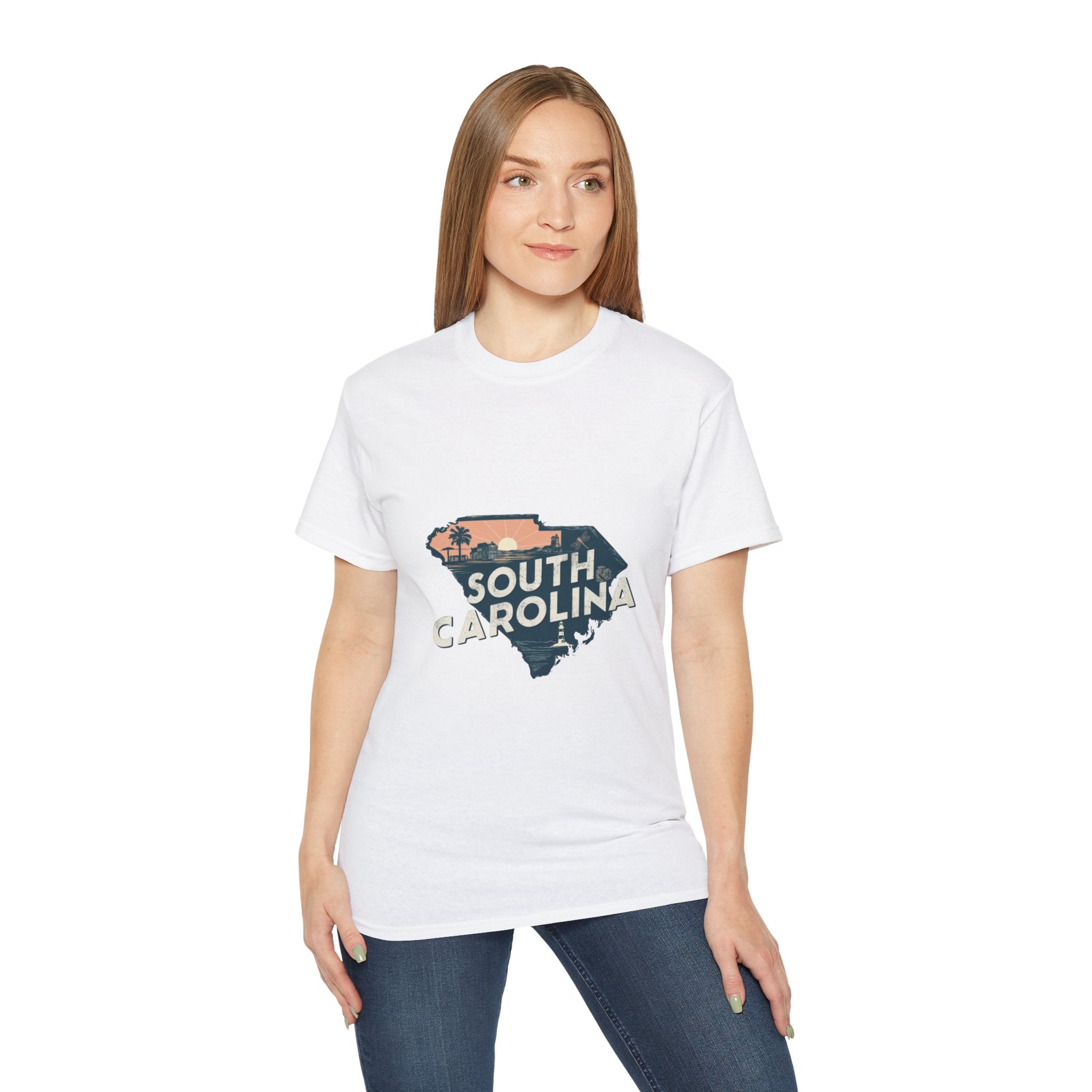 Retro  Iconic U.S. States : South Carolina t-shirt