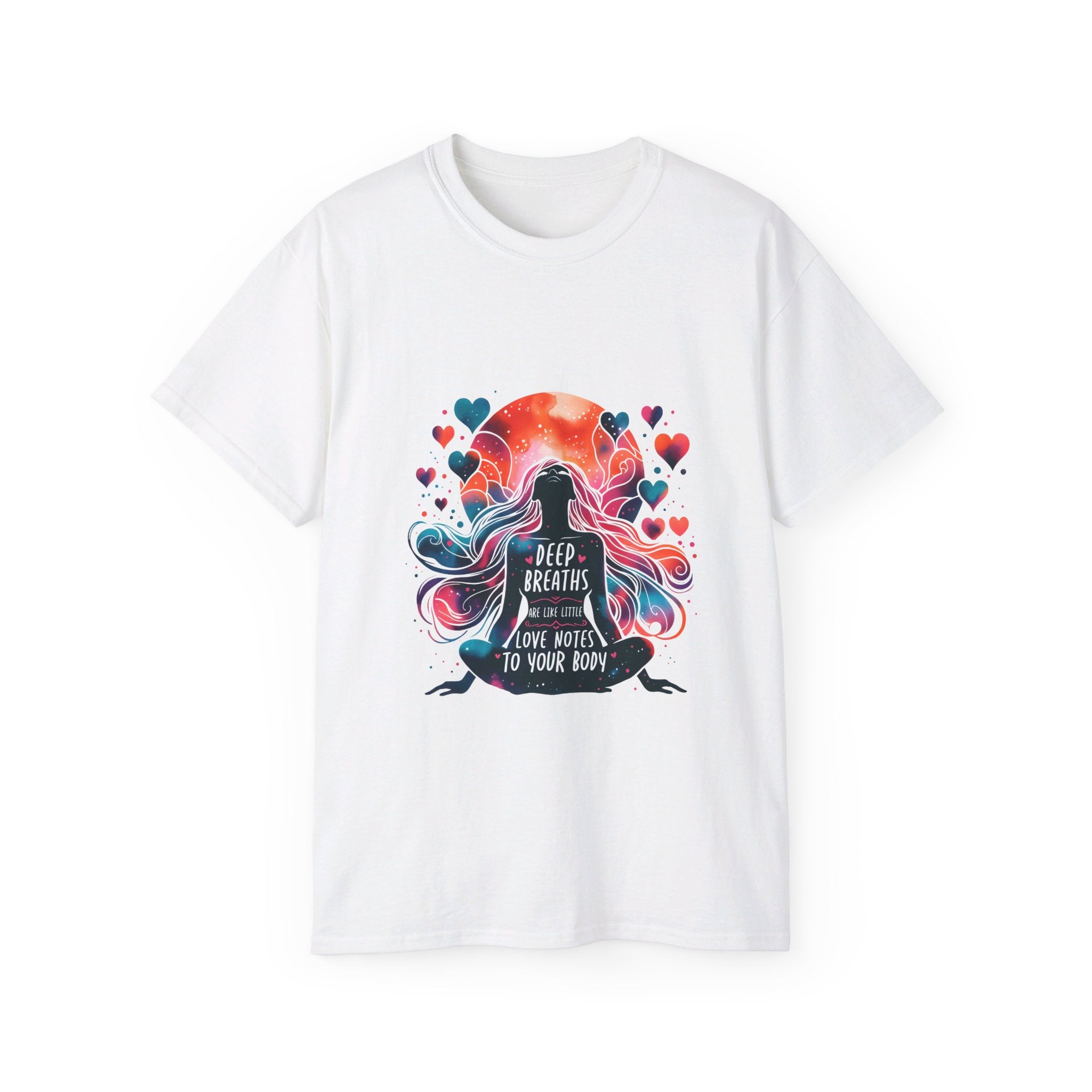 T-shirt yoga, t-shirt meditazione, t-shirt respiri profondi