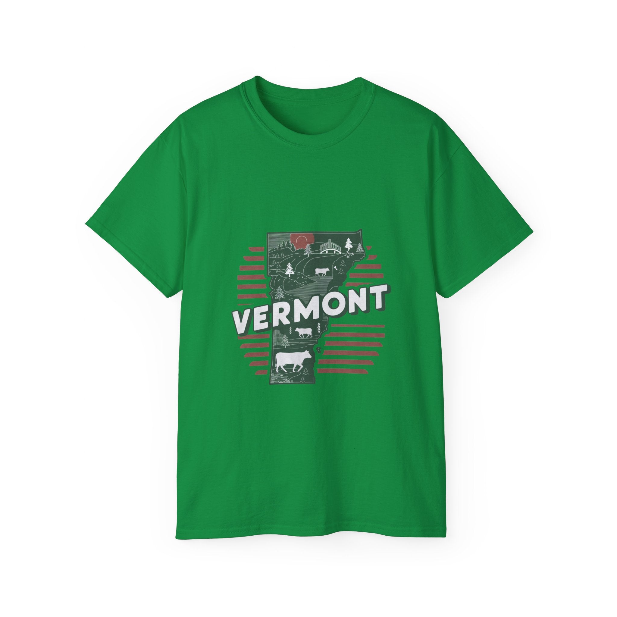 Retro Iconic States degli Stati Uniti: maglietta del Vermont