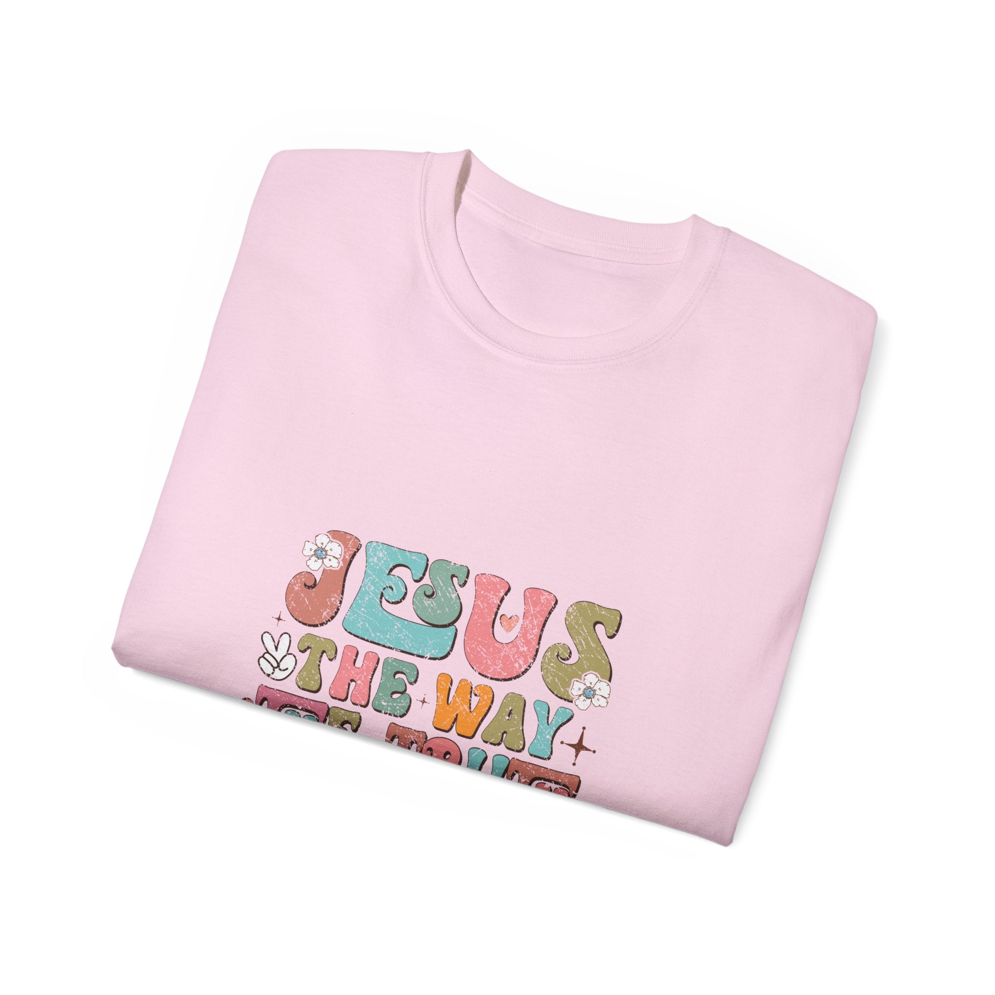 T-shirt chrétien, Jésus le chemin, la vérité, la vie