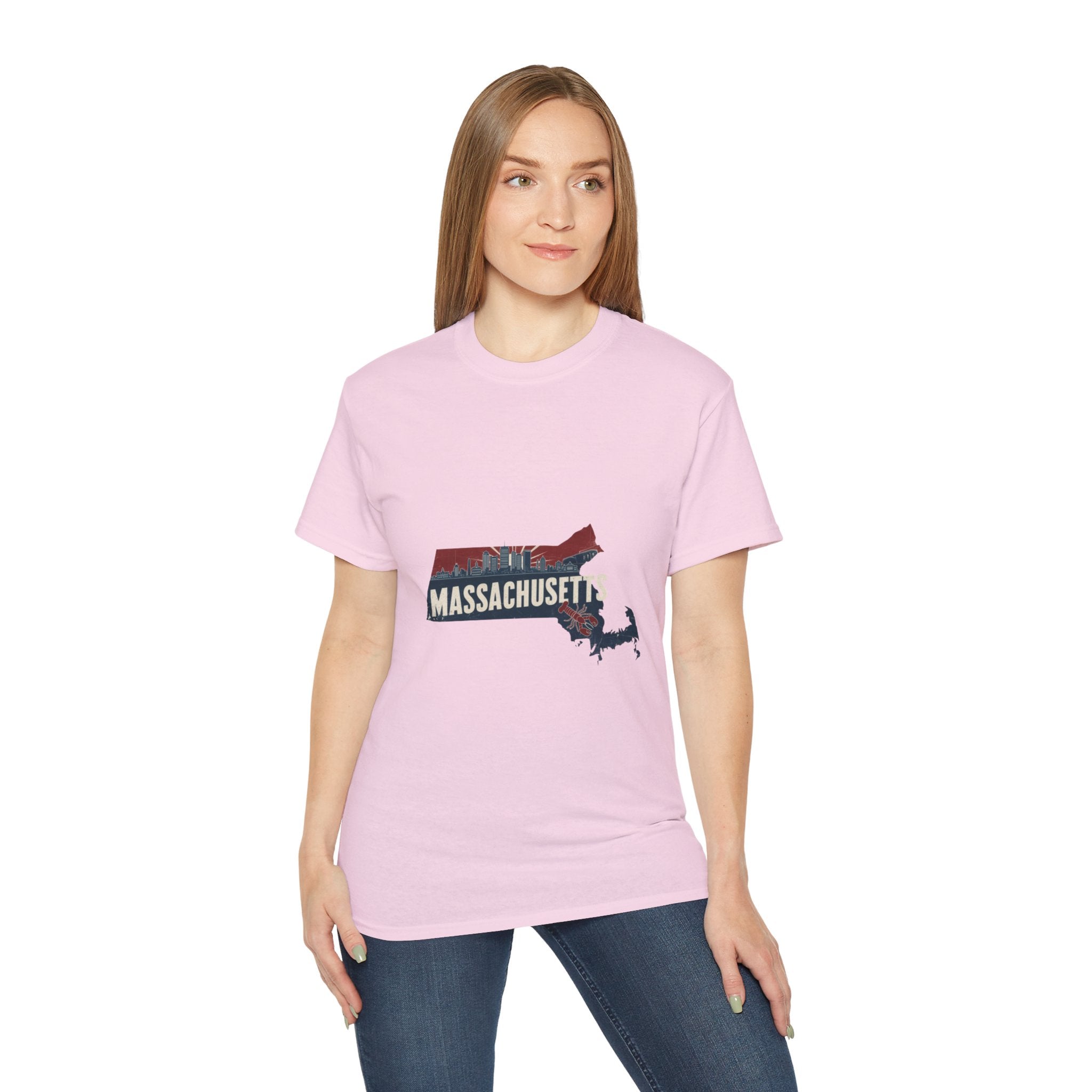 Retro  Iconic U.S. States :  Massachusetts t-shirt